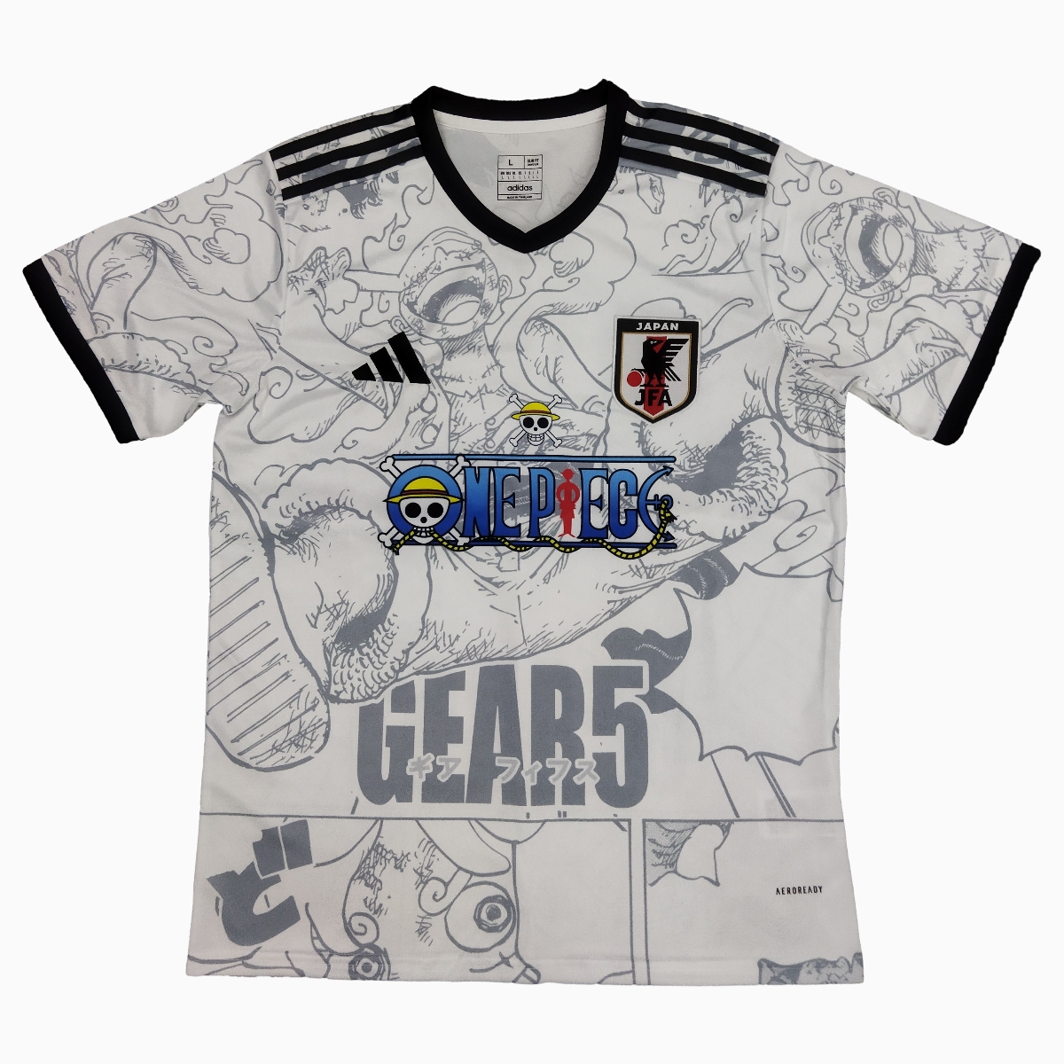 Japan 2024 One Piece Special Edition White Jersey - Fans Version - UnitedFutballJersey