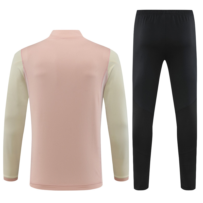 Lyon 23-24 Kids Long Sleeve Training Set Light Pink - UnitedFutballJersey