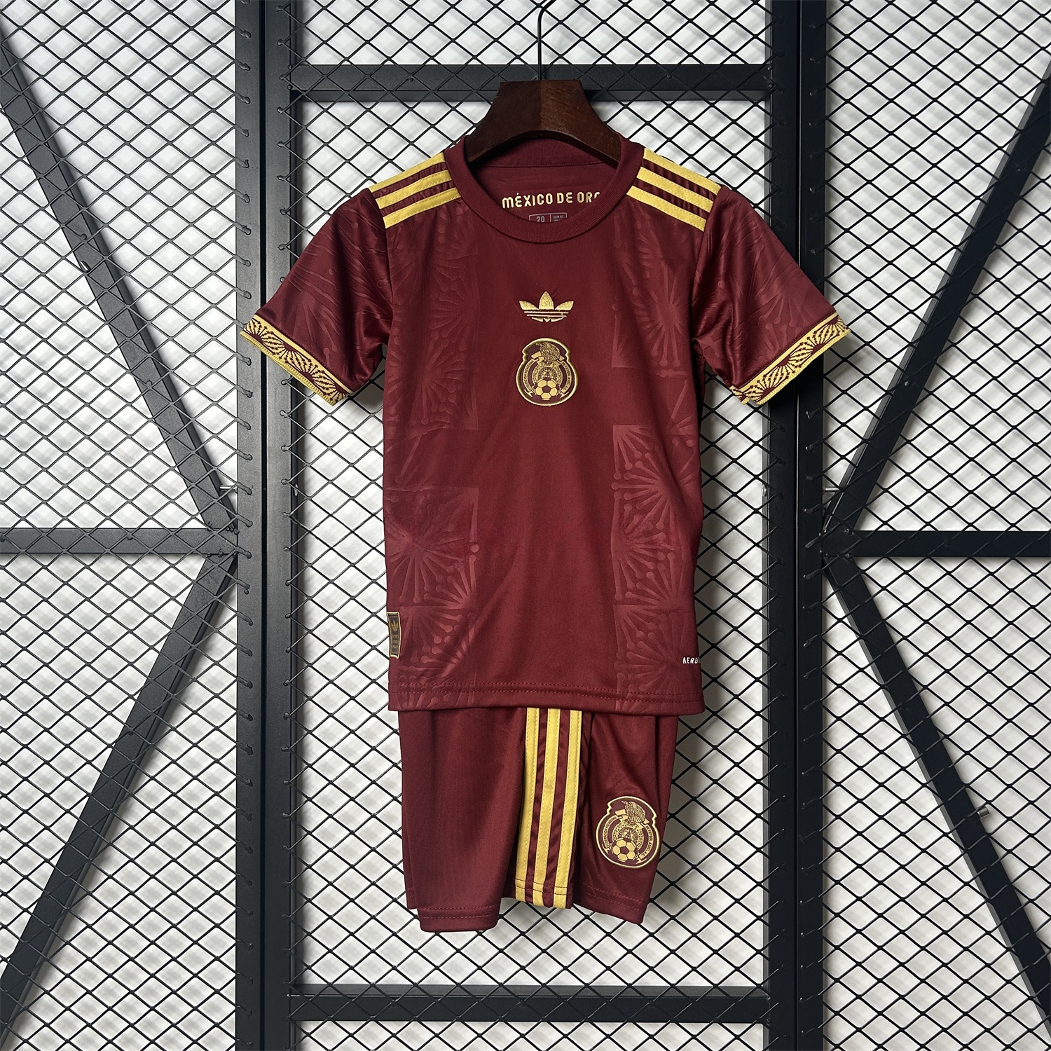 Mexico 2025 Gold Cup Red Special Edition Kids Kit - UnitedFutballJersey