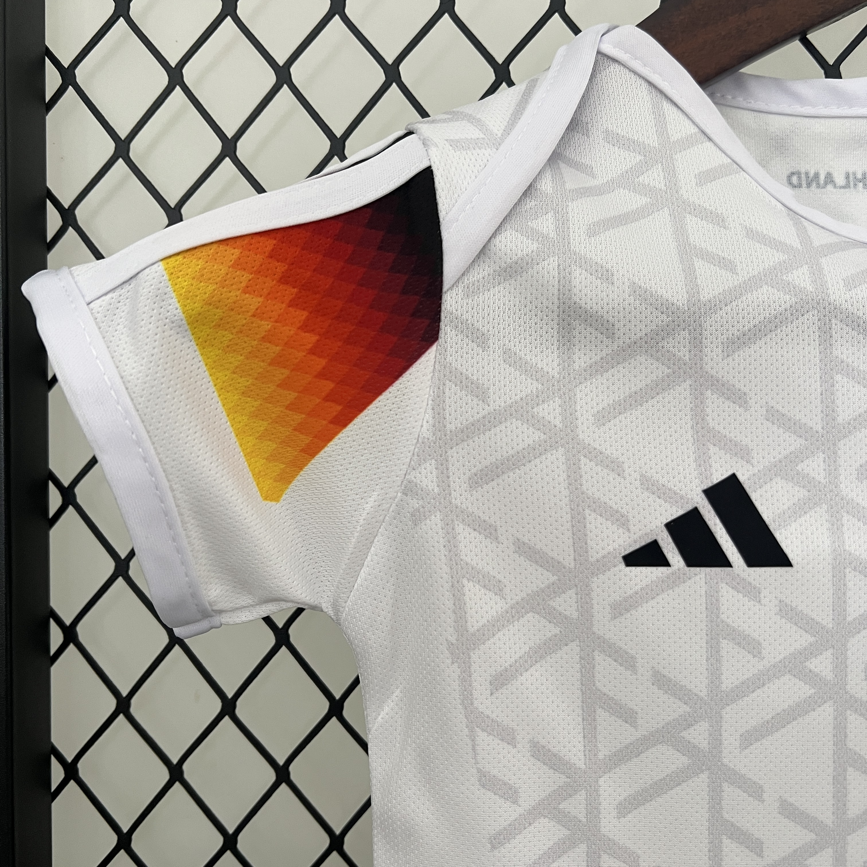 Germany 2024 Home Baby Crawling Suit - UnitedFutballJersey