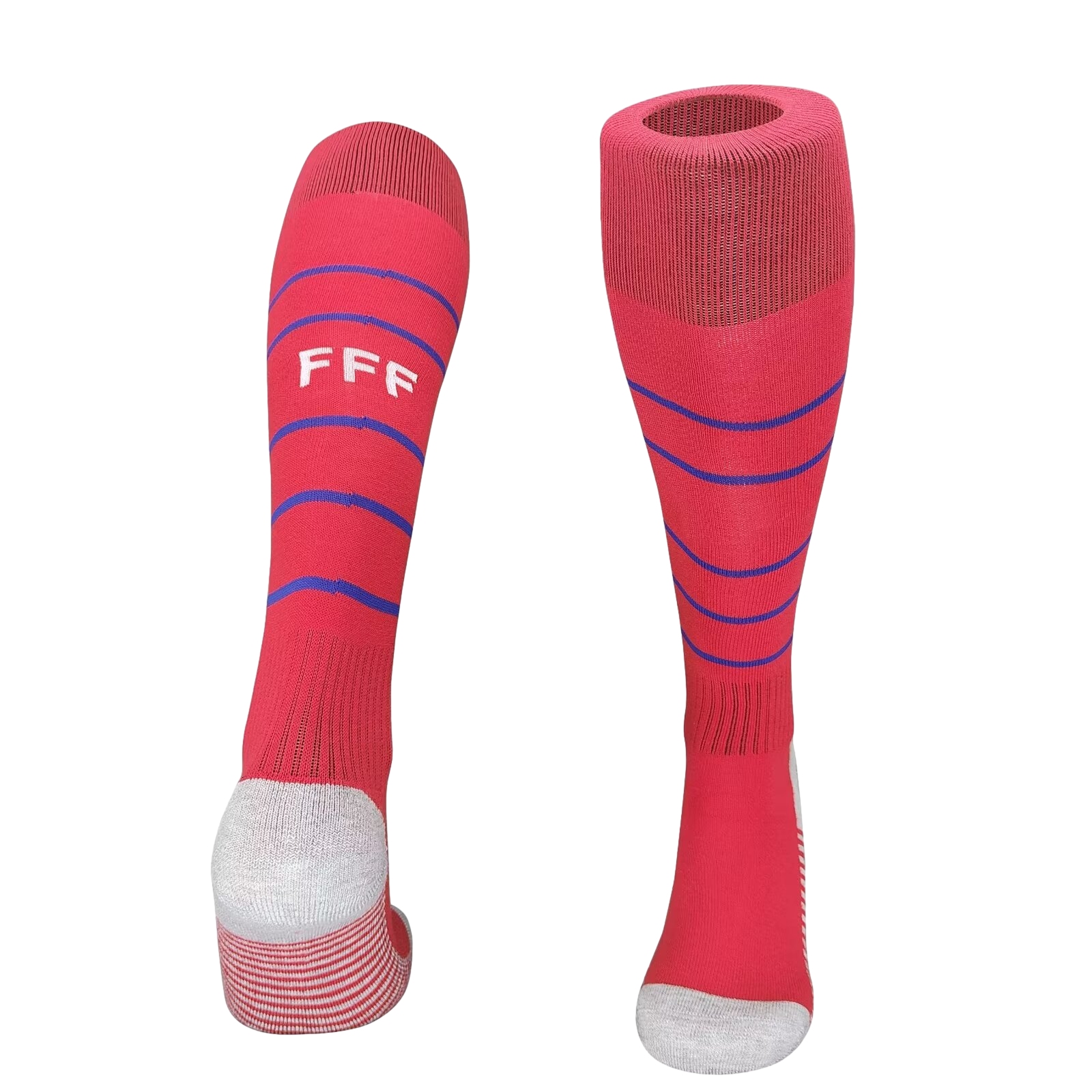 France 2024 Home Socks - Red - UnitedFutballJersey