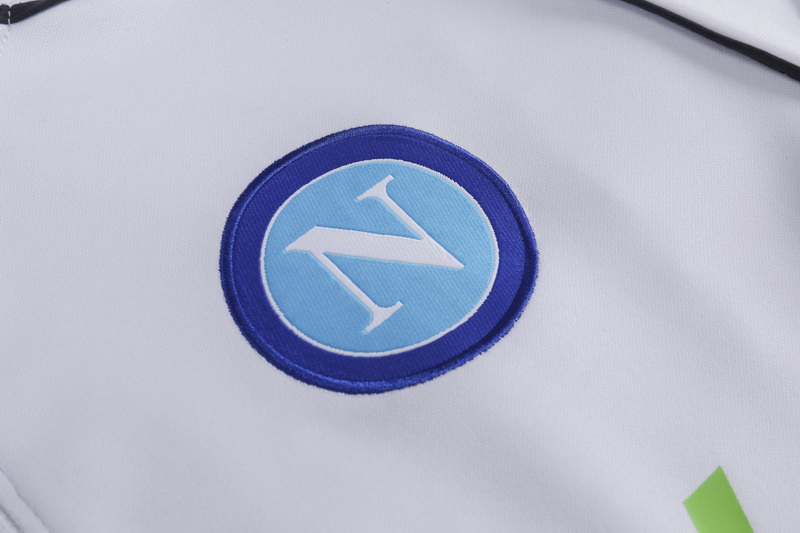 Napoli 23-24 Long Sleeve Training Set White - UnitedFutballJersey