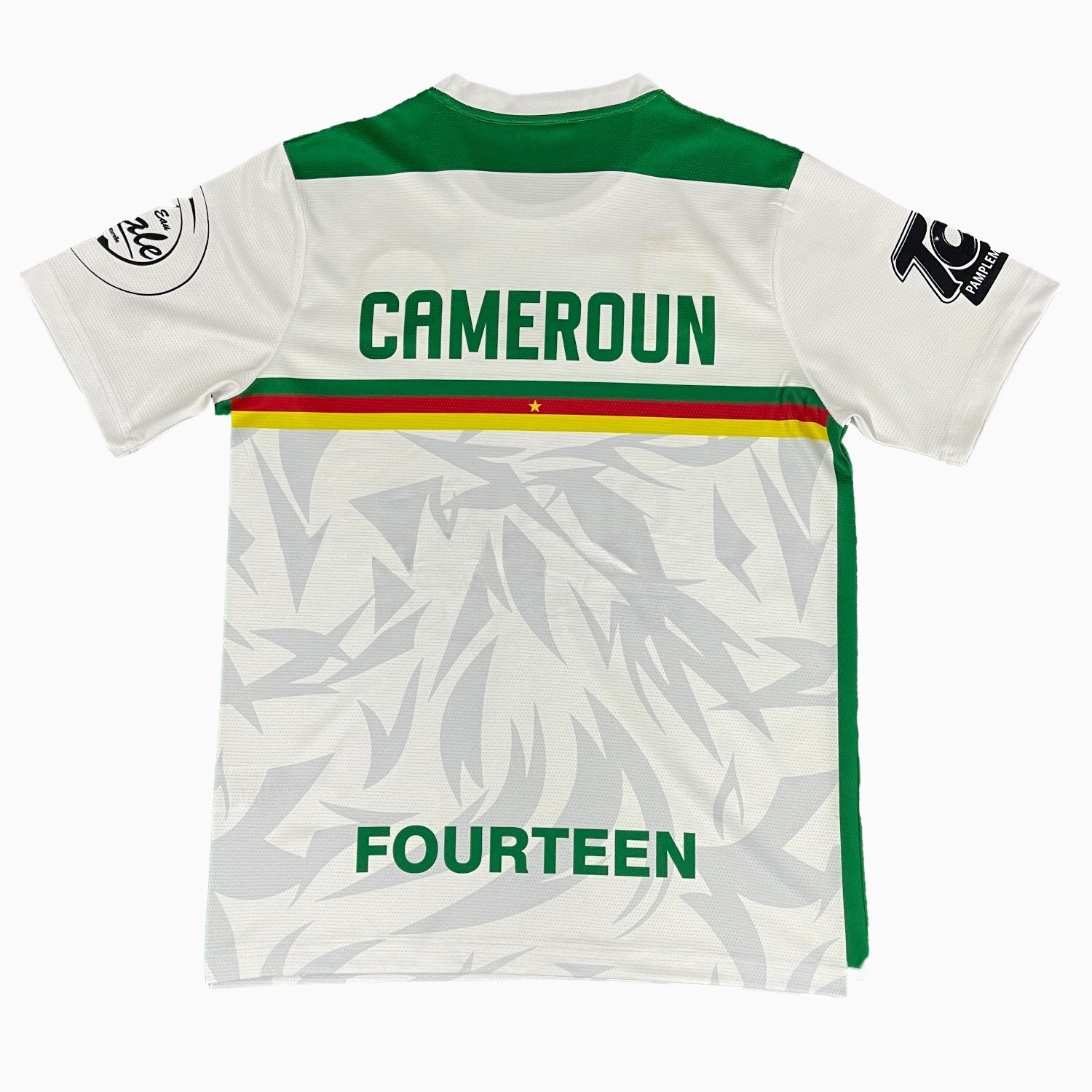 Cameroon 25-26 White Green Training Jersey - Fans Version - UnitedFutballJersey