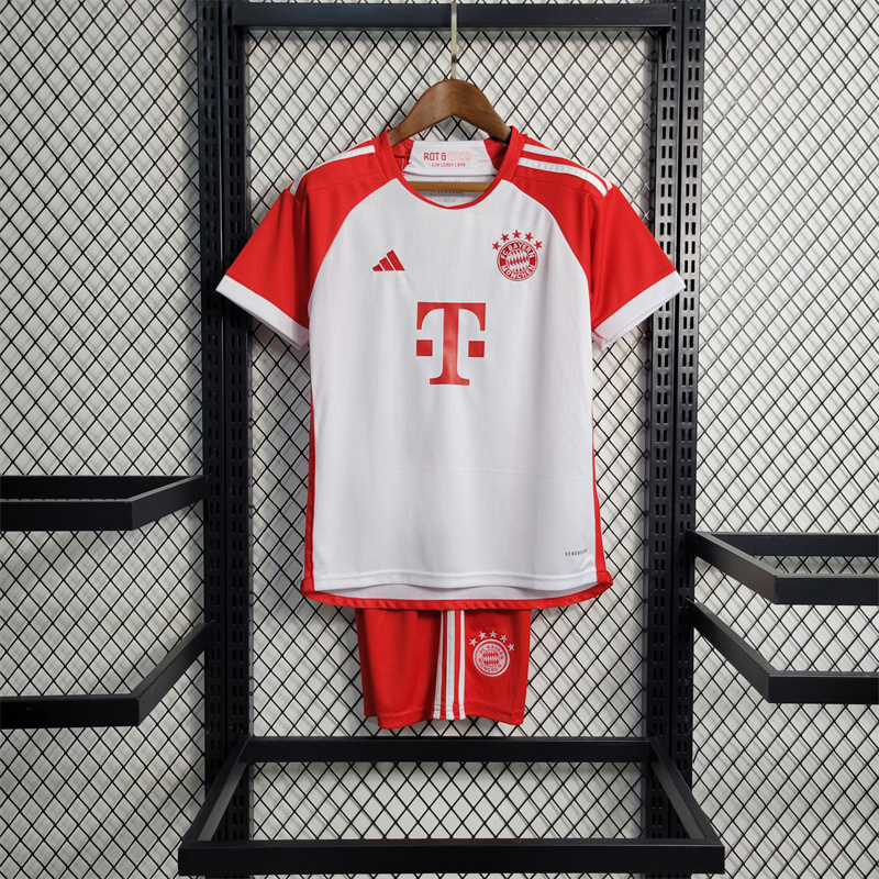 Bayern Munich 23-24 Home Kids Kit - UnitedFutballJersey