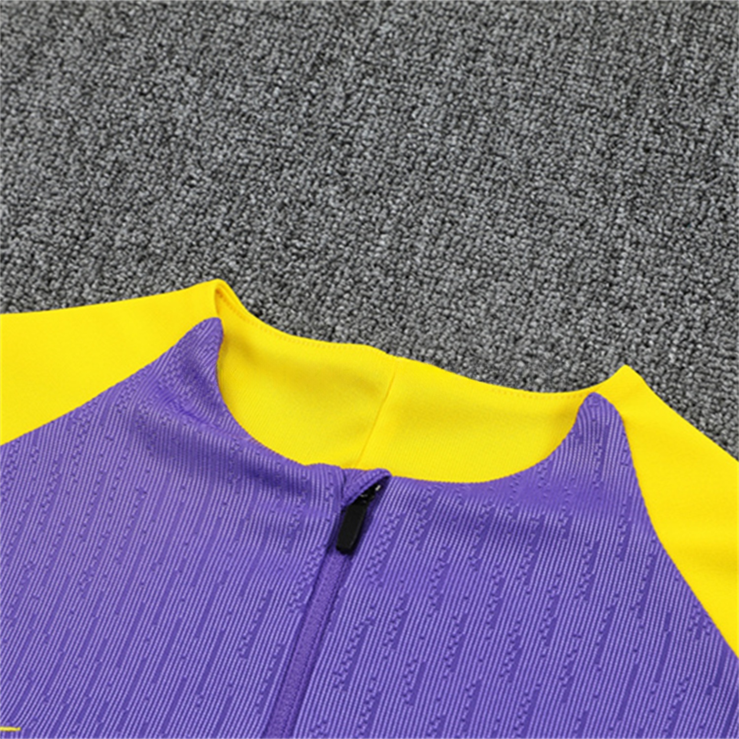 Atletico Madrid 25-26 Kid Long Sleeves Training Set - Purple Top & Purple Pants - UnitedFutballJersey