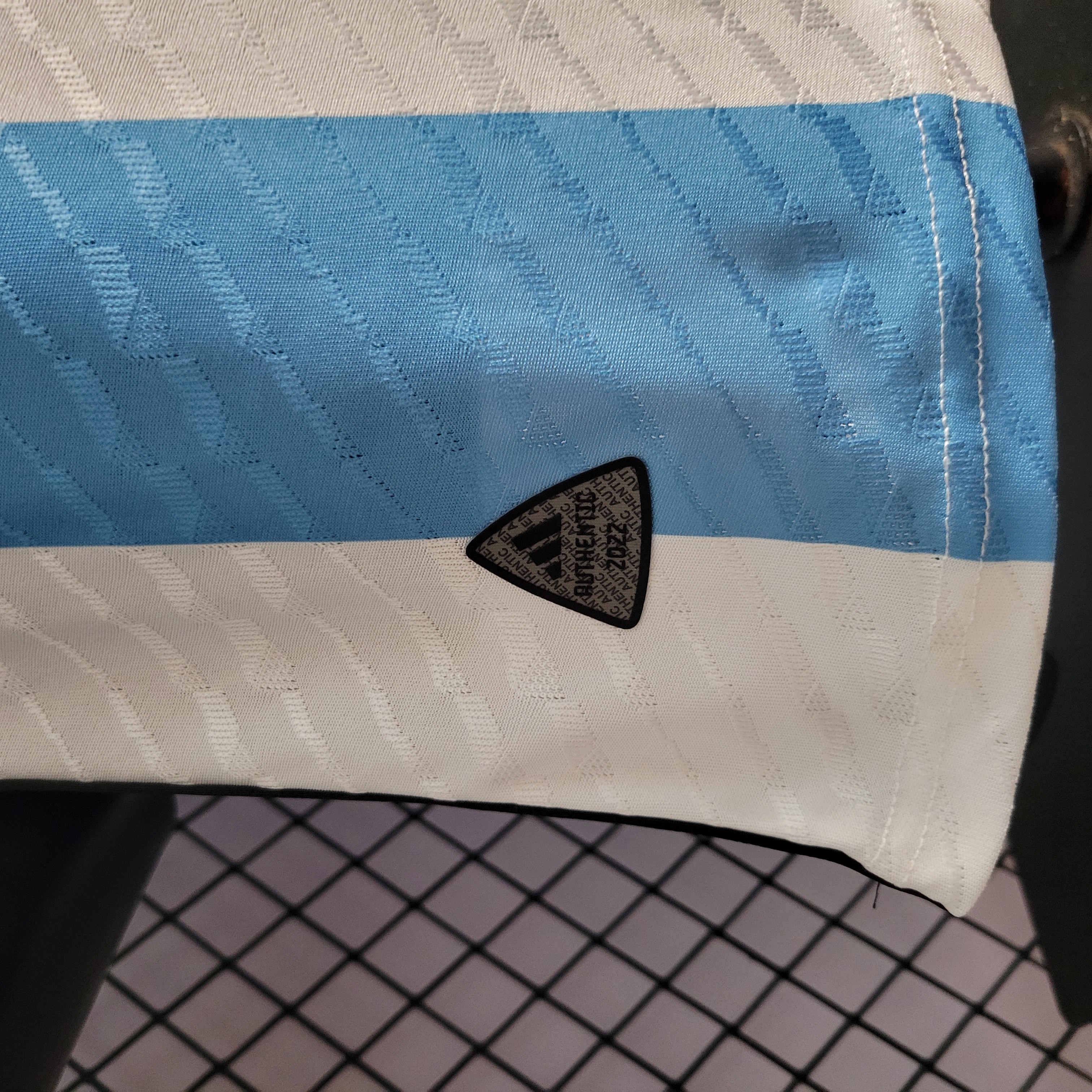 Argentina 3 Stars 22-23 Home Stadium Jersey - Player Version ( with 2022 World Champions Patch ) - UnitedFutballJersey