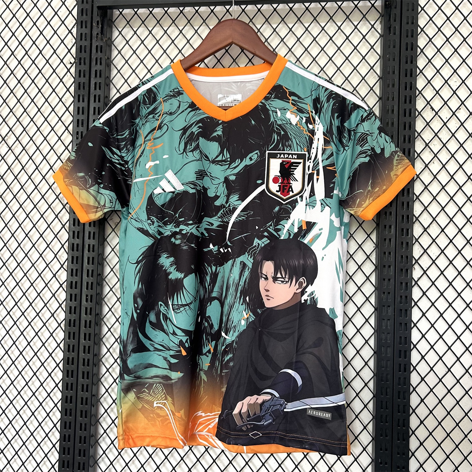 Japan 25-26 Levi Ackerman Green Special Jersey - Fans Version - UnitedFutballJersey