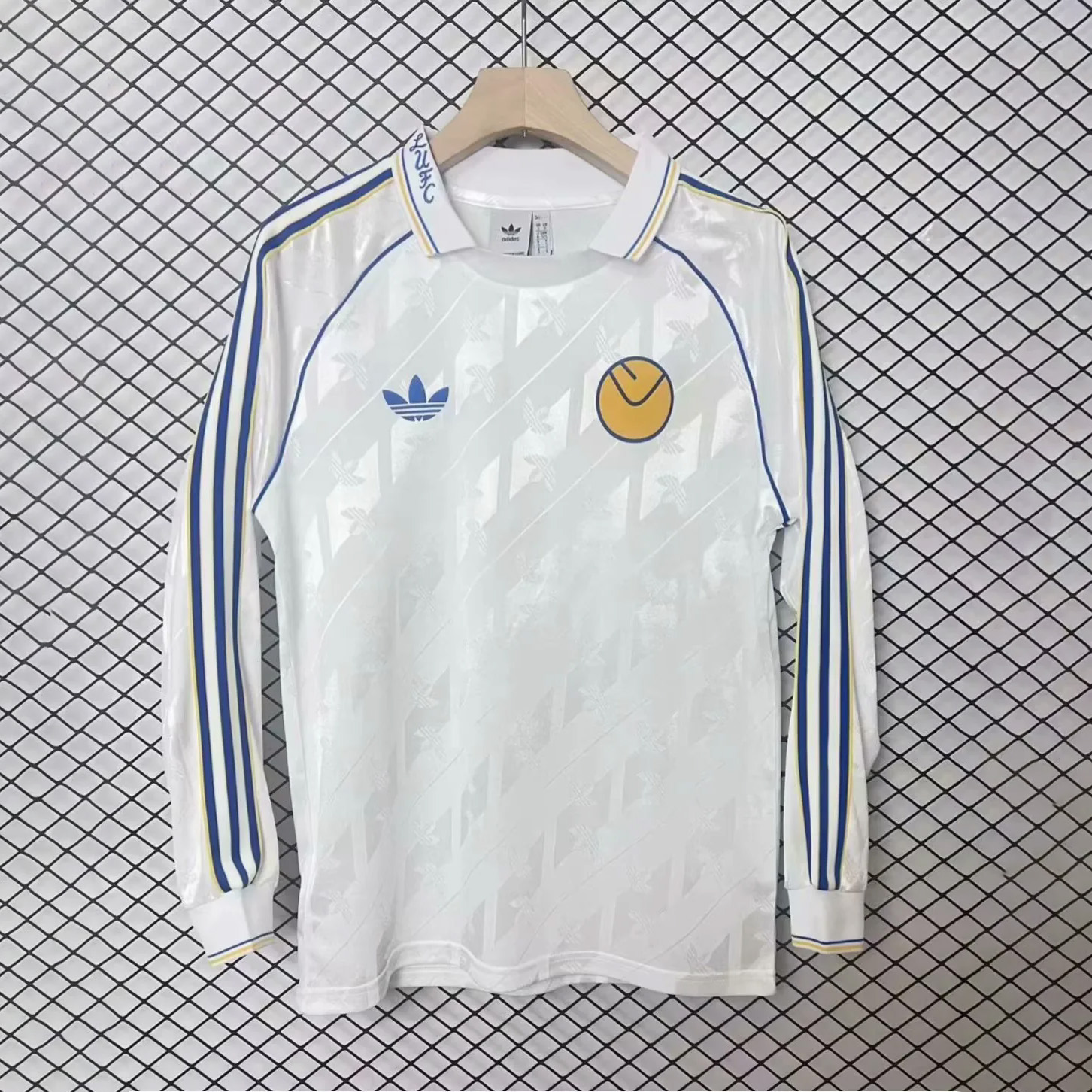 Leeds United 24-25 Spezial Collection White Long Sleeve Polo Shirts - UnitedFutballJersey