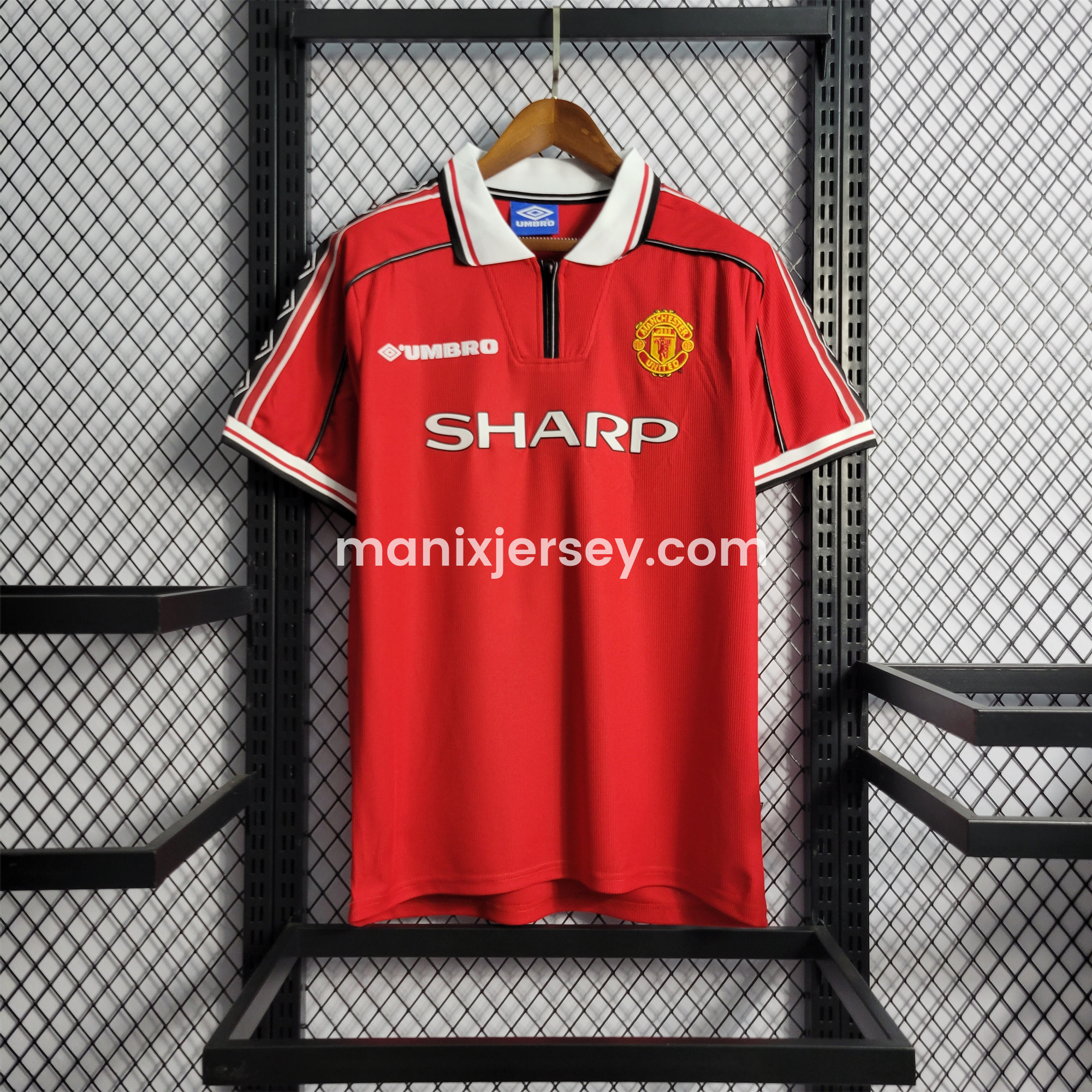 Retro Manchester United 98-99 Home Jersey - UnitedFutballJersey