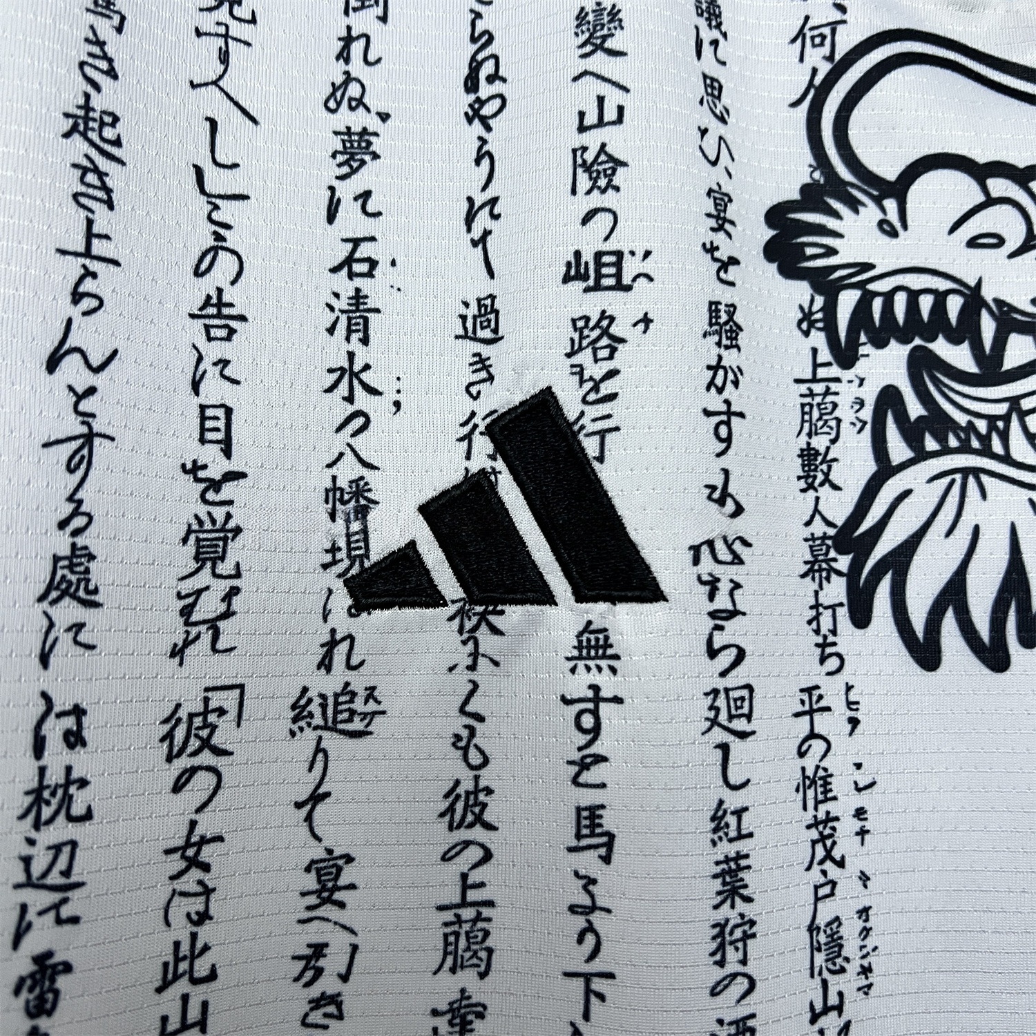 Japan 2024 Dragon and Inscription White Jersey - Fans Version - UnitedFutballJersey