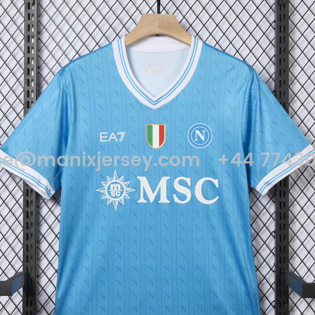 Napoli 25-26 Home Jersey - Fans Version - UnitedFutballJersey