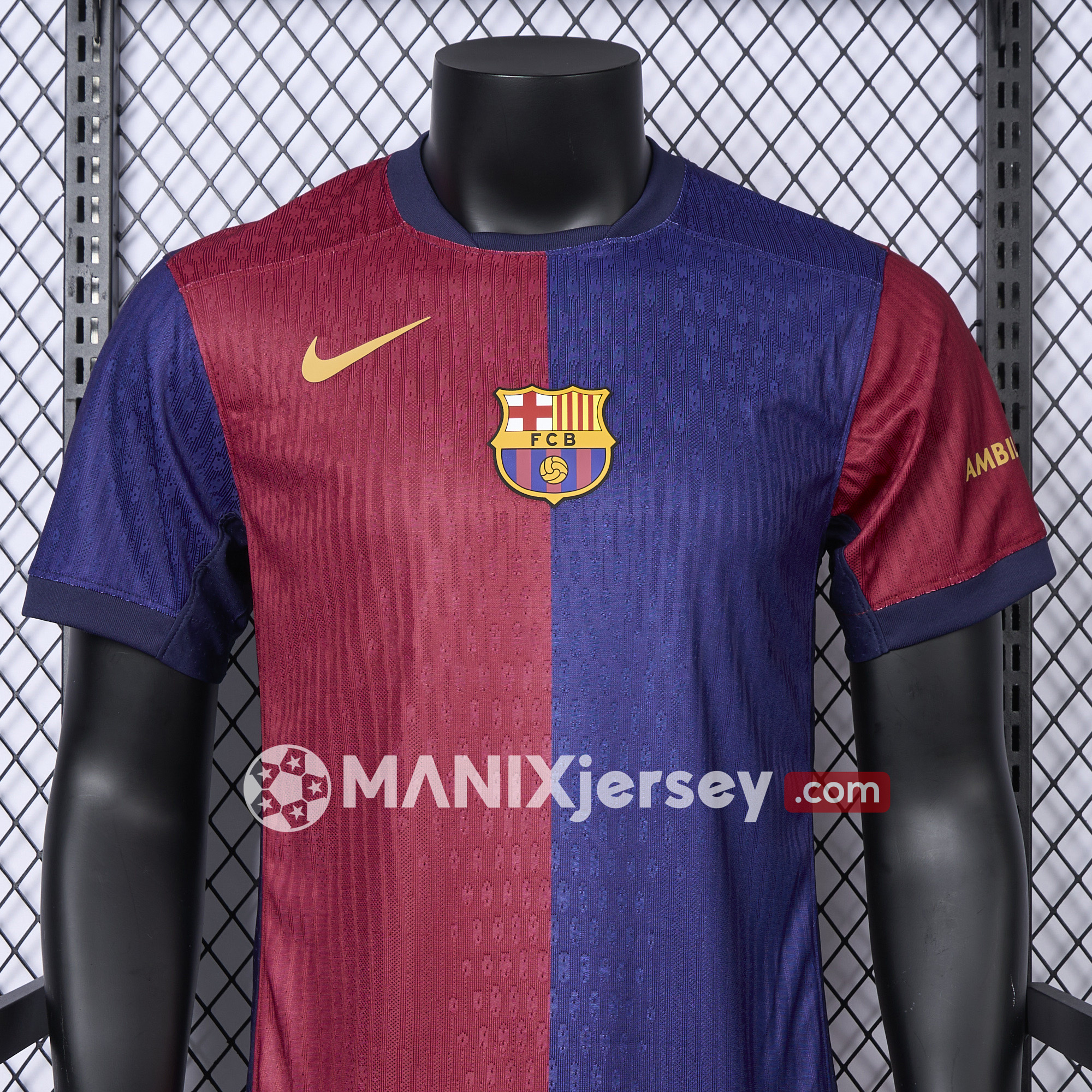 Barcelona 24-25 Home Unsponsored Jersey - Player Version - UnitedFutballJersey