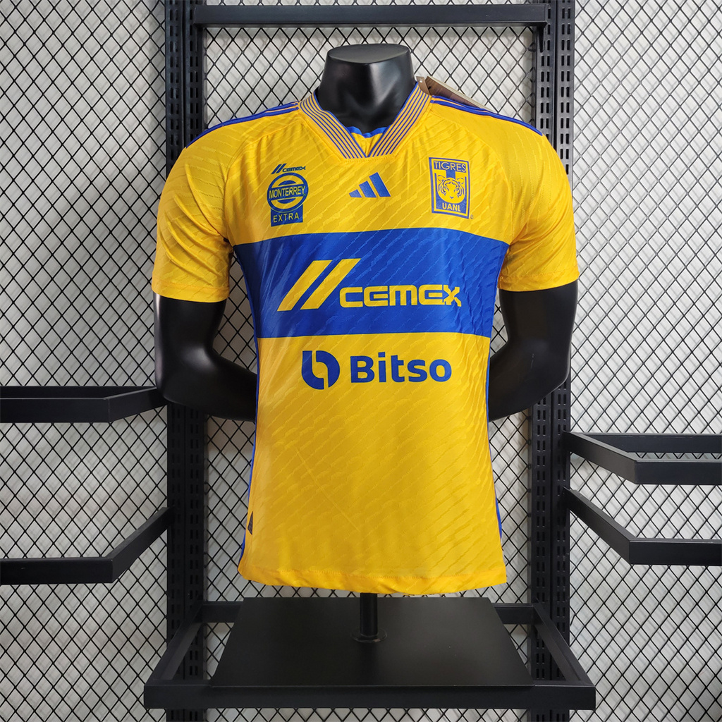 Tigres UANL 23-24 Home Stadium Jersey - Player Version - UnitedFutballJersey