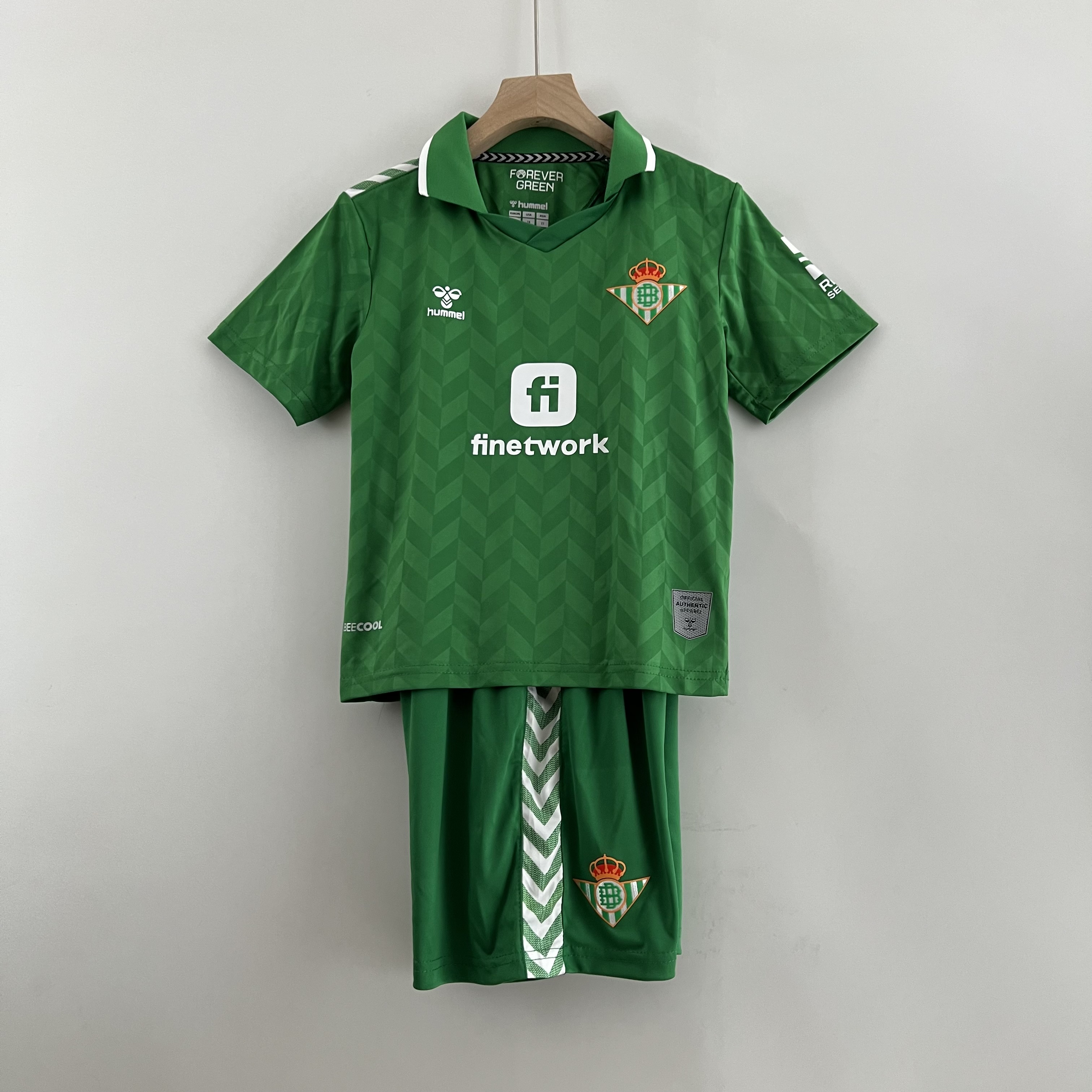 Real Betis 23-24 Away Stadium Kids Kit - UnitedFutballJersey