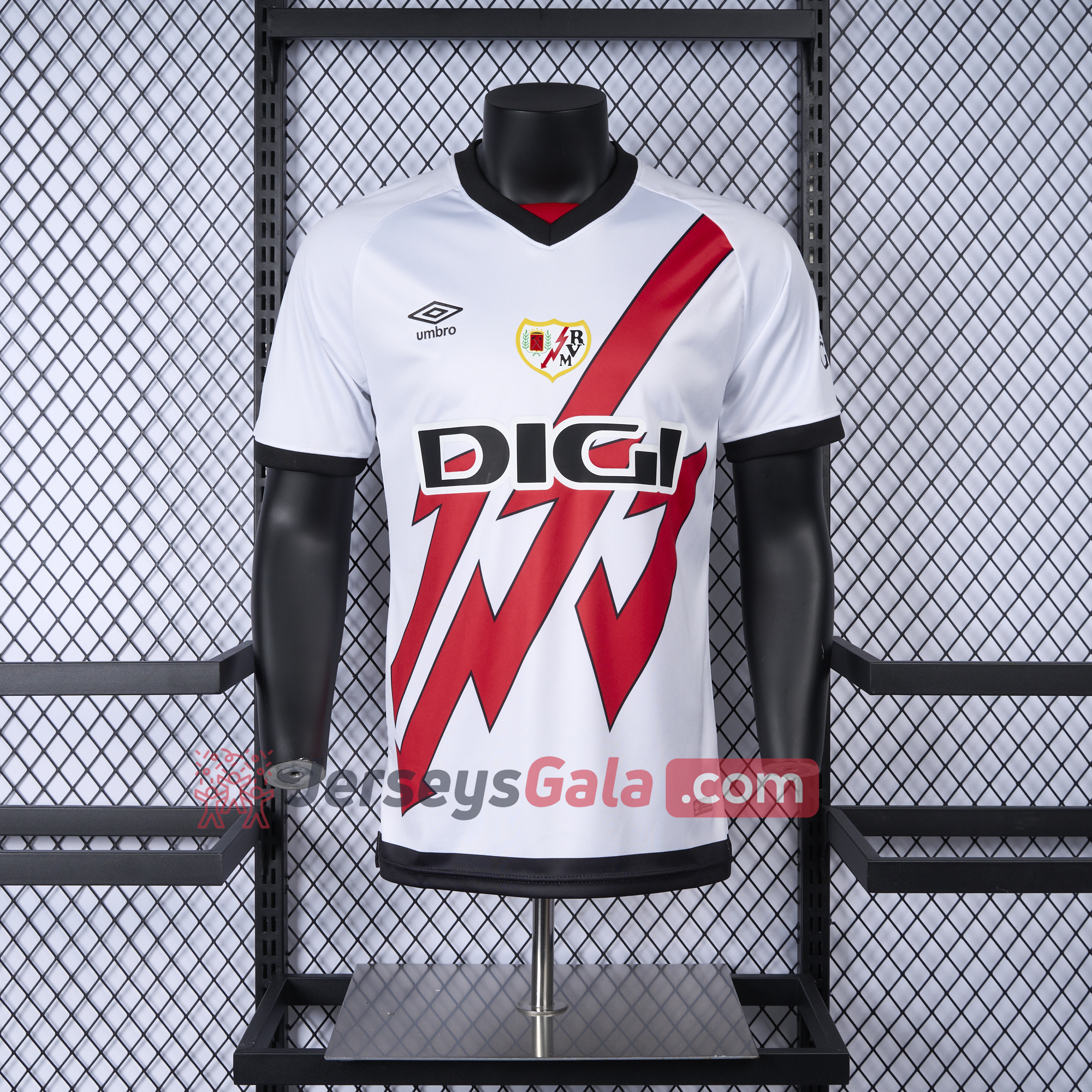 Rayo Vallecano 24-25 Home Jersey - Player Version - UnitedFutballJersey