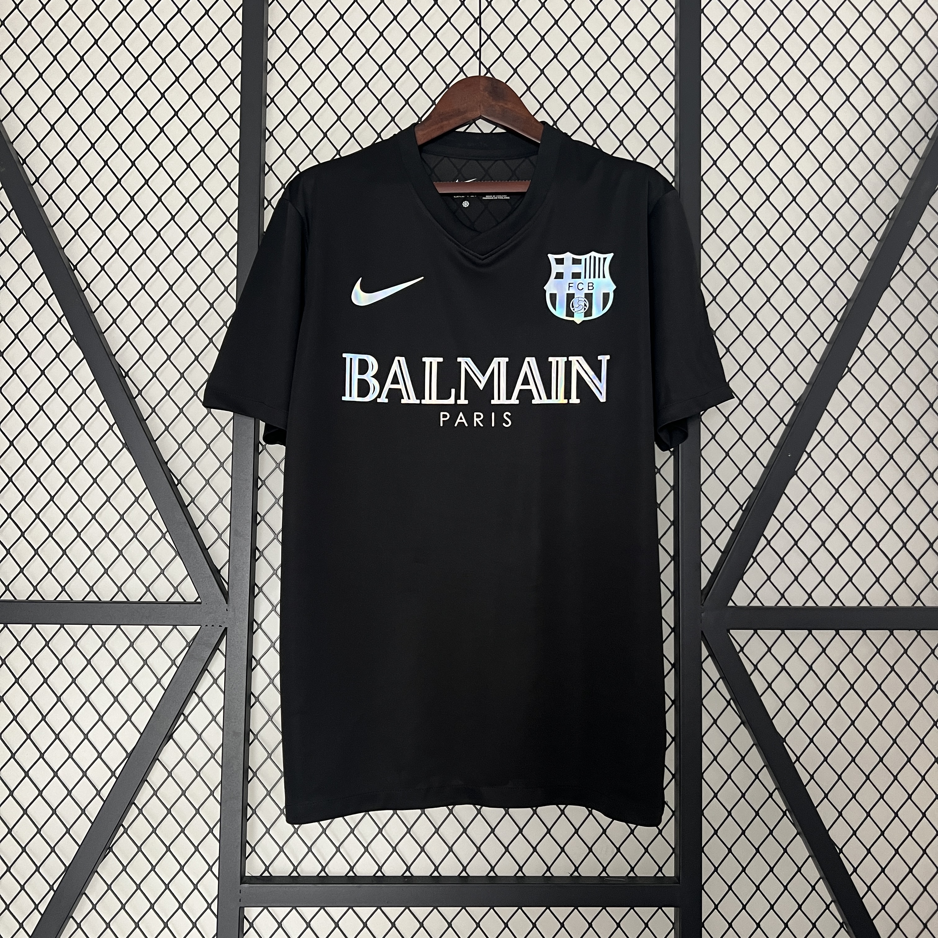 B.A.R.S.A x B.A.L.M.A.I.N 23-24 Black Special Edition Jersey - Fans Version - UnitedFutballJersey