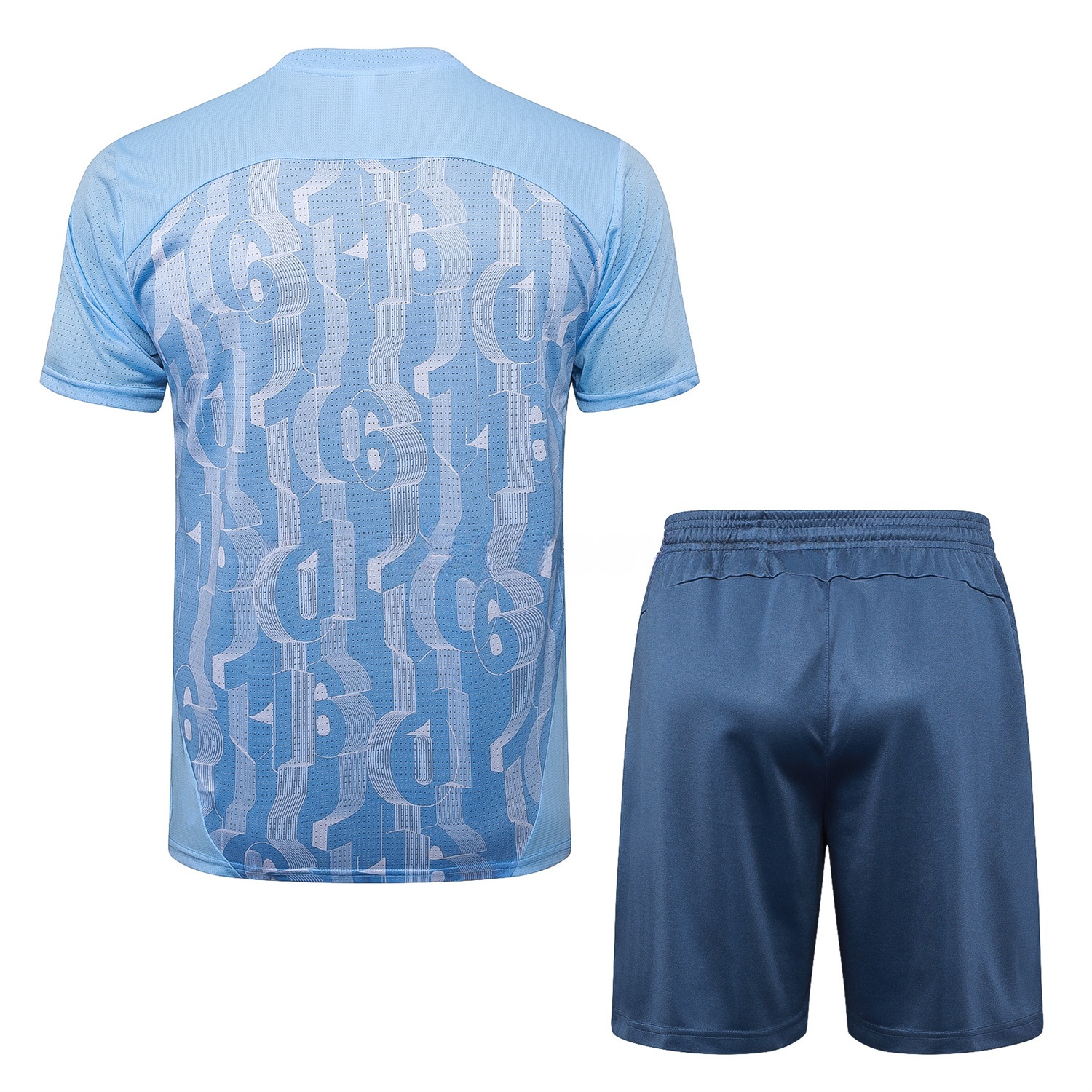 Manchester City 24-25 Short-Sleeve Training Set - Light Blue - UnitedFutballJersey