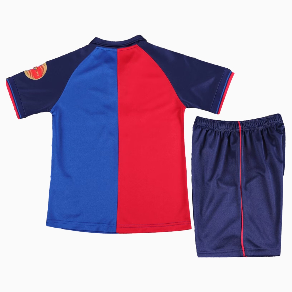 Retro Barcelona 99-00 Home 100th anniversary Kids Kit - UnitedFutballJersey