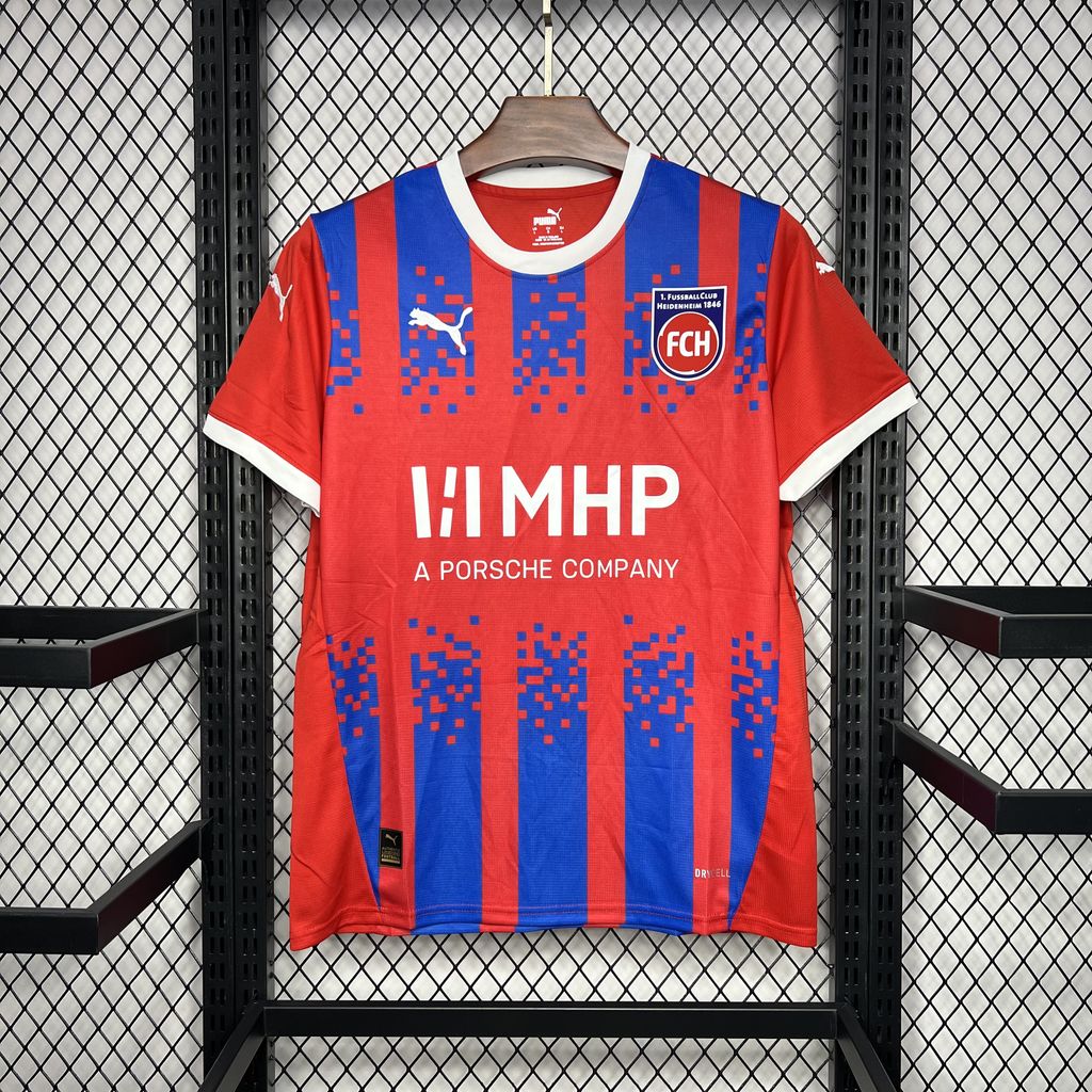 FC Heidenheim 24-25 Home Stadium Jersey - Fans Version - UnitedFutballJersey
