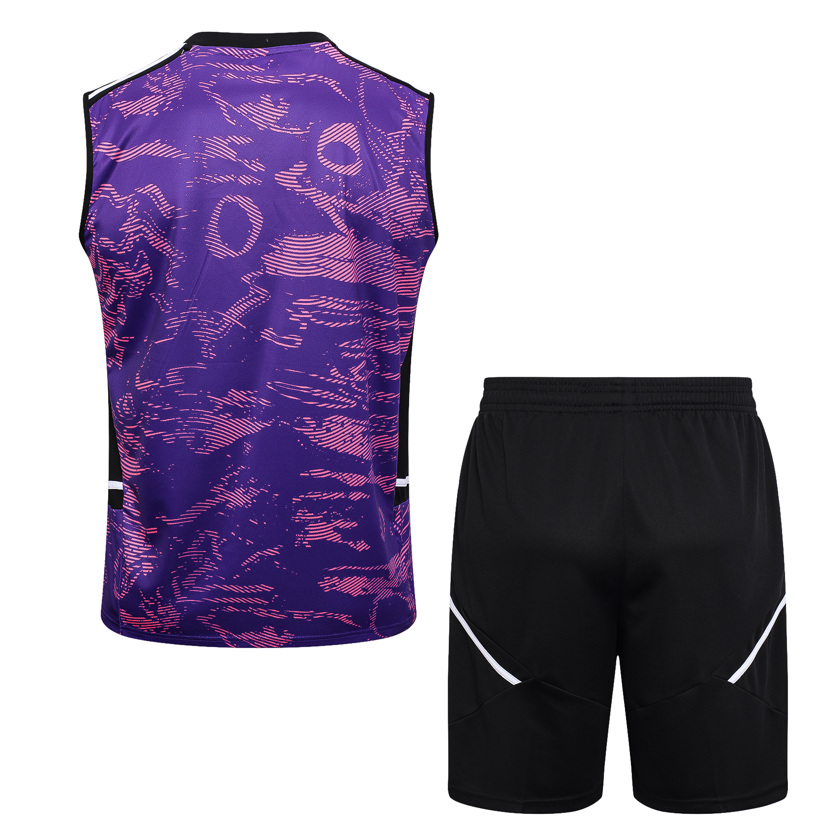 23-24 Juventus purple Training Vest Suit - UnitedFutballJersey