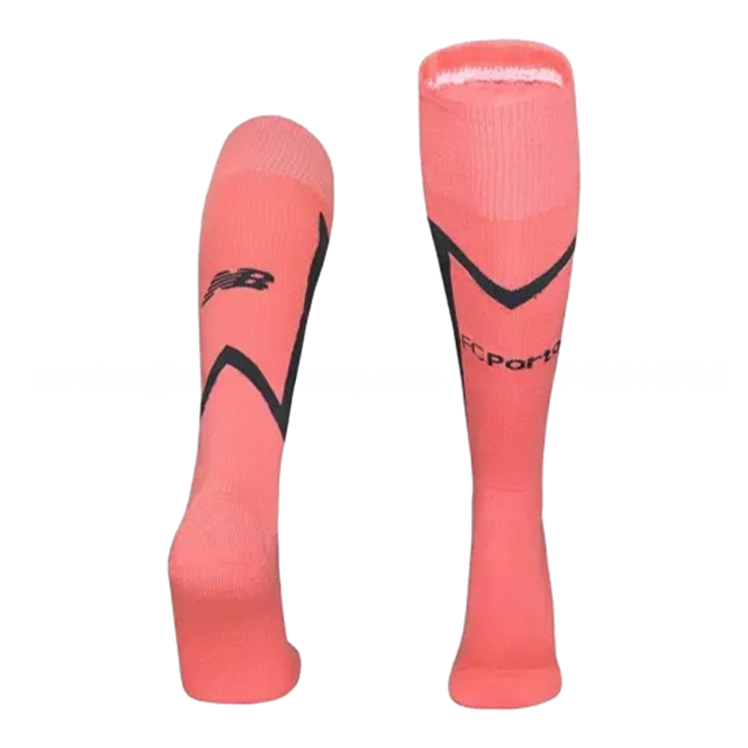 Porto 25-26 Away Socks - Coral - UnitedFutballJersey