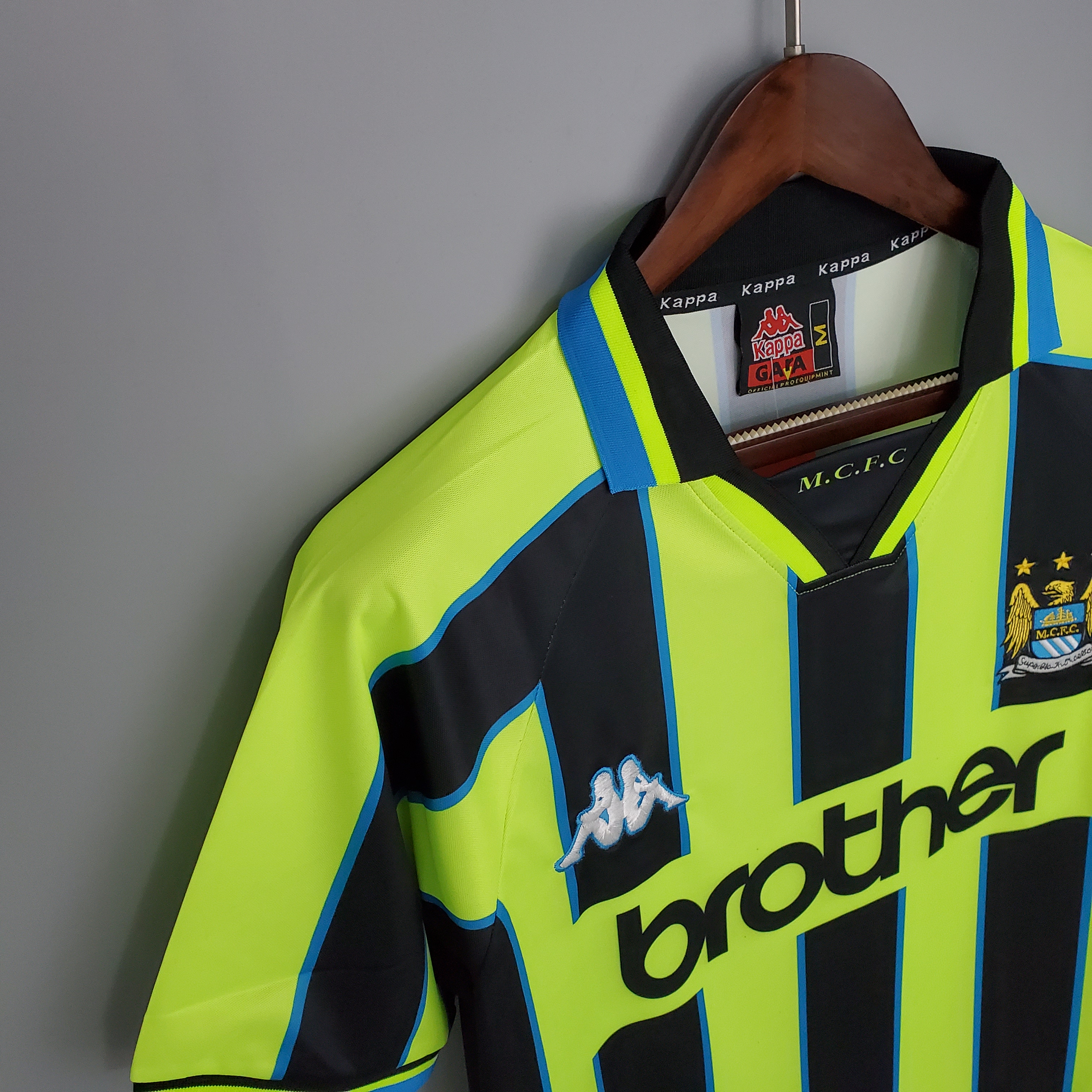 Retro Manchester City 1998-99 Away Stadium Jersey - UnitedFutballJersey