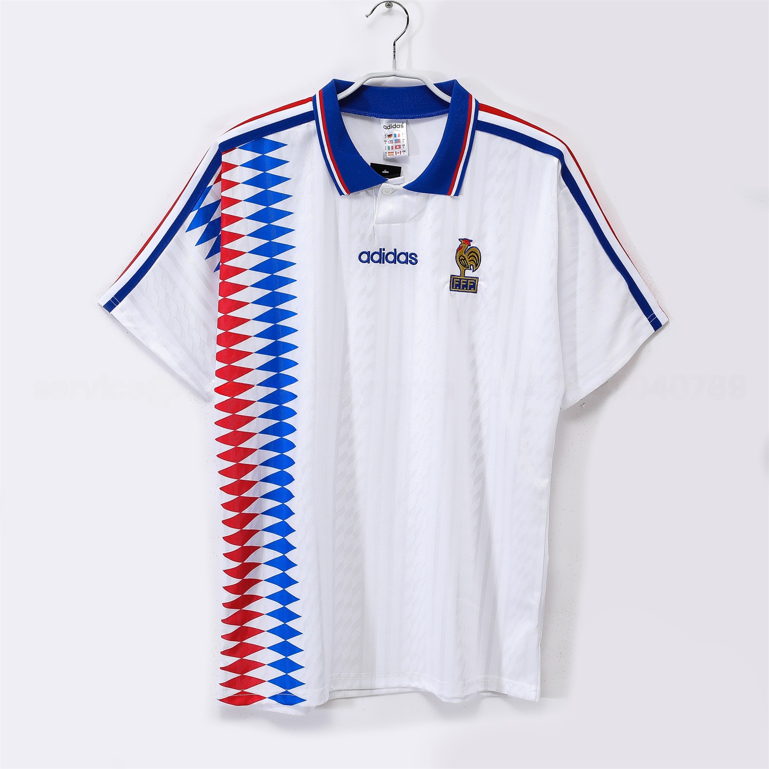 Retro France 1994 Away Jersey - UnitedFutballJersey