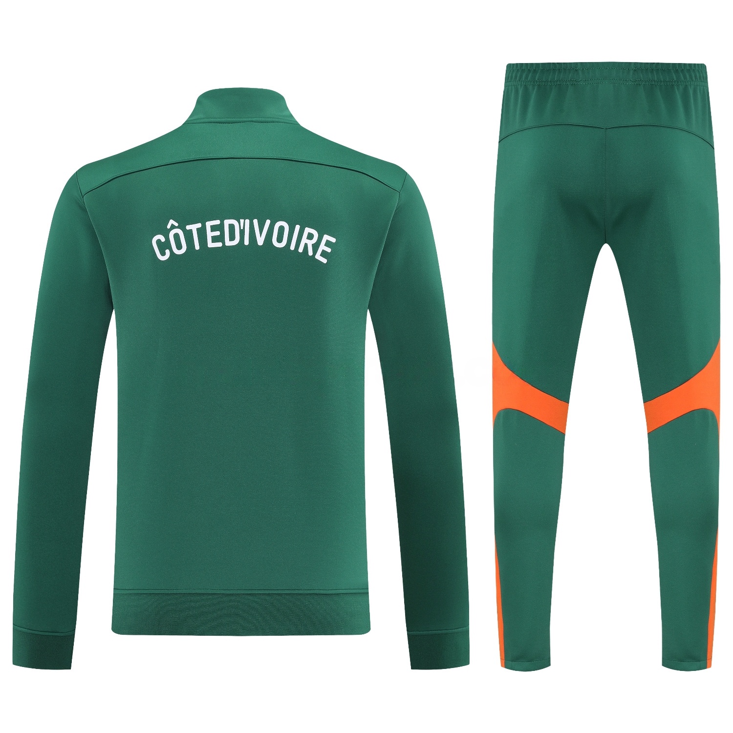 Côte d'Ivoire 25-26 Jacket Training Tracksuit - Green Jackets & Pants - UnitedFutballJersey