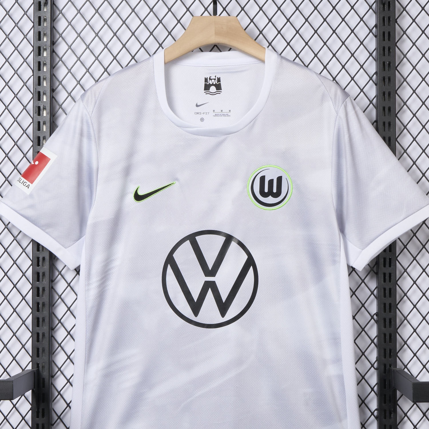 Wolfsburg 25-26 Away Grey Jersey With Sponsor - Fans Version - UnitedFutballJersey