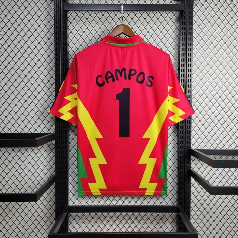 Retro Mexico 1994 Goalkeeper Red Yellow Jersey - UnitedFutballJersey