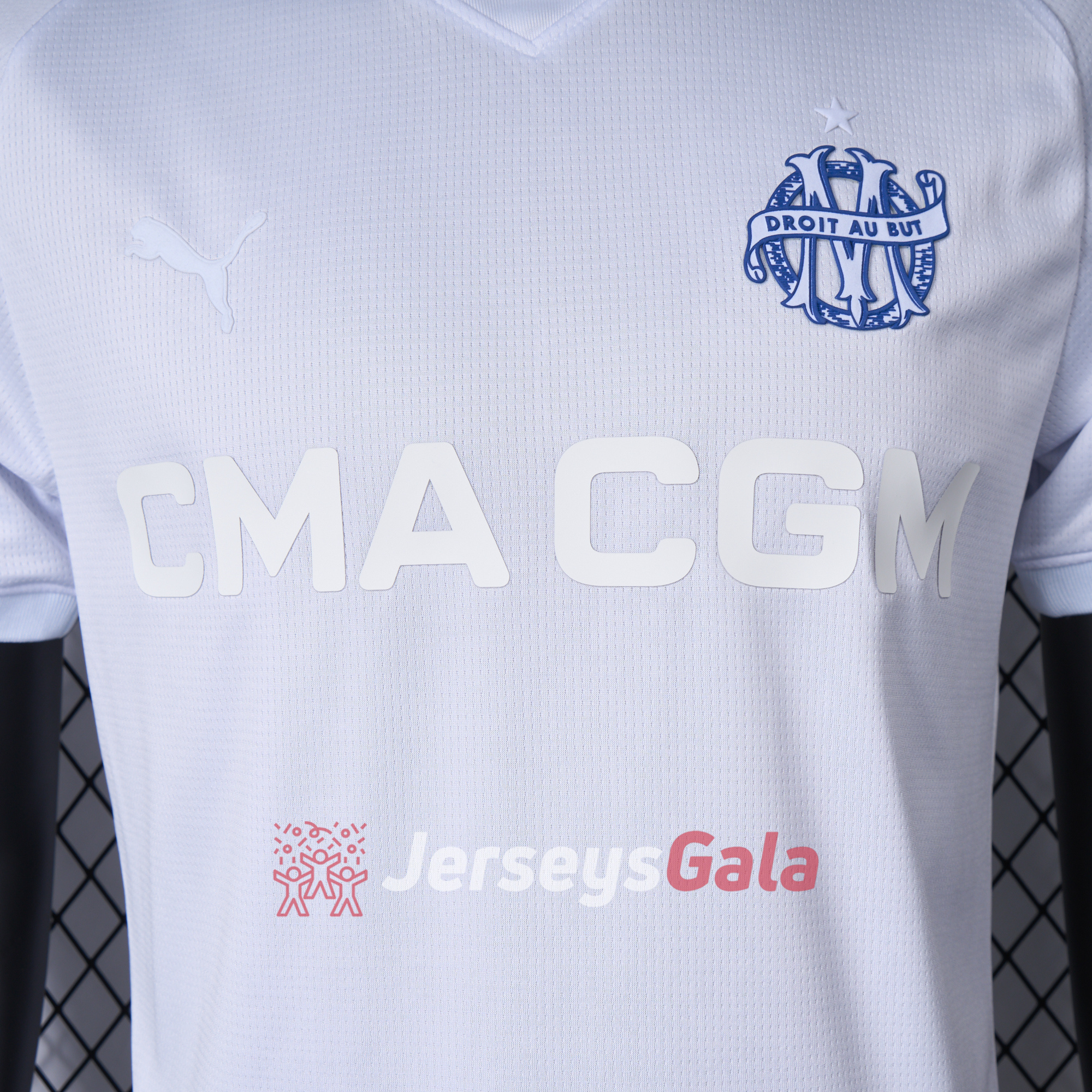 Marseille 24-25 125th Anniversary White Jersey - Player Version - UnitedFutballJersey
