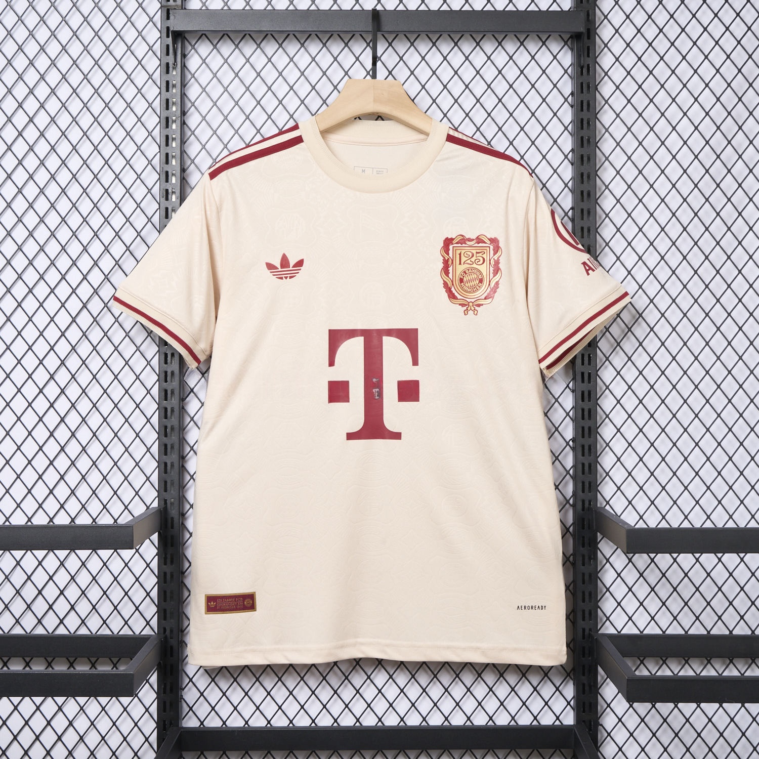 Bayern Munich 2025 Apricot 125th Anniversary Jersey - Fans Version - UnitedFutballJersey