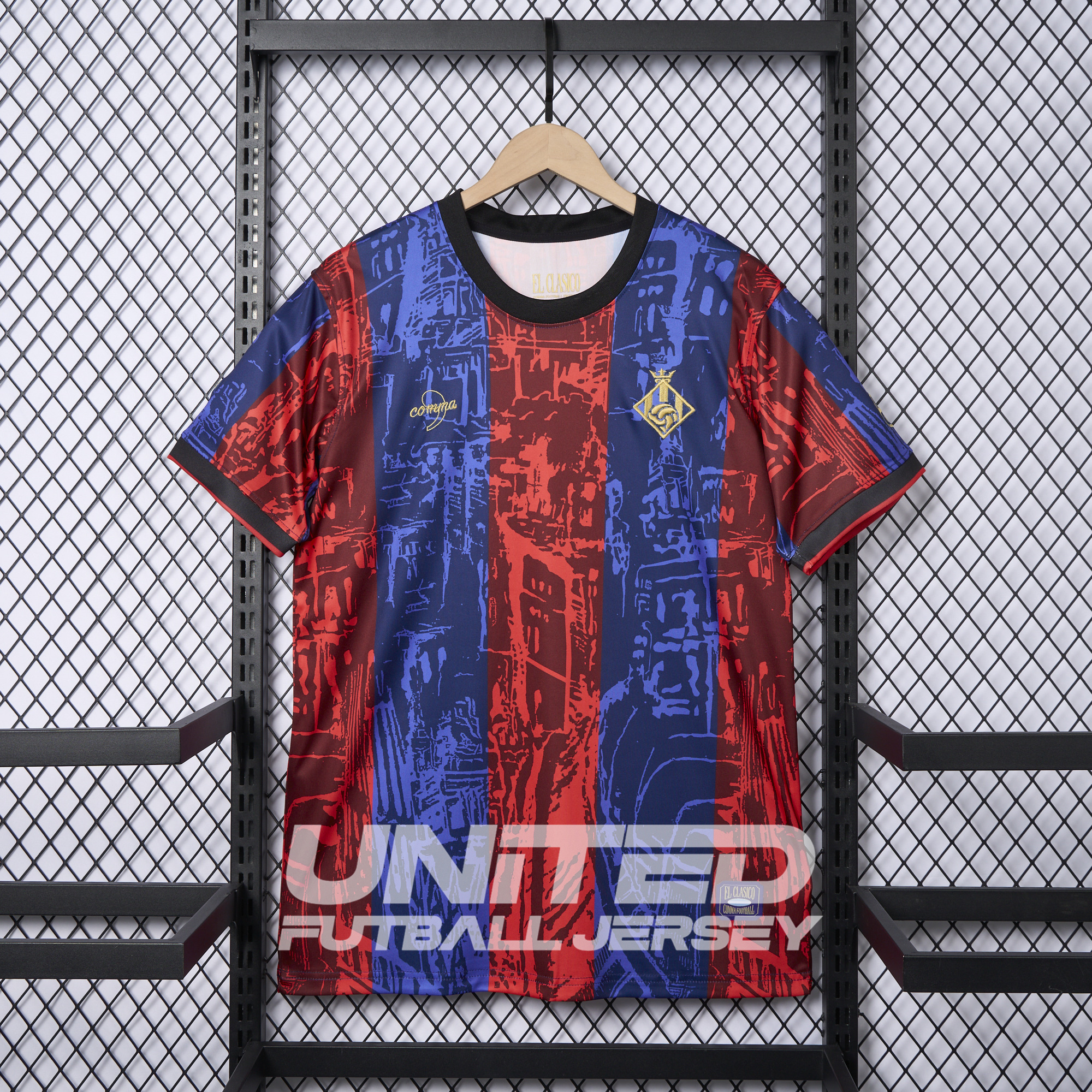 B.A.R.S.A 2024-25 COMMA Messi Jersey - Fans Version - UnitedFutballJersey