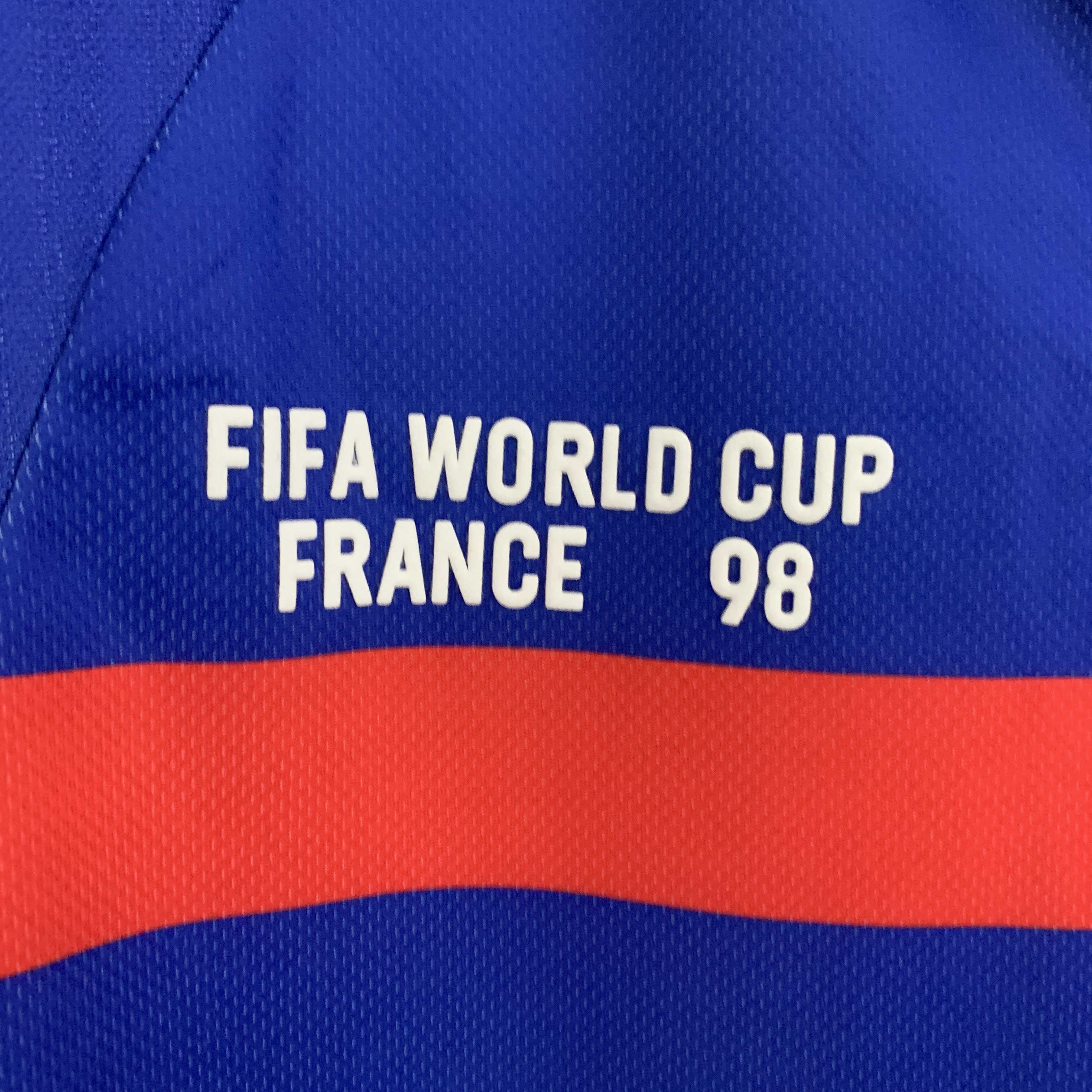 Retro France 1998 Home Stadium Long Sleeve Jersey - UnitedFutballJersey
