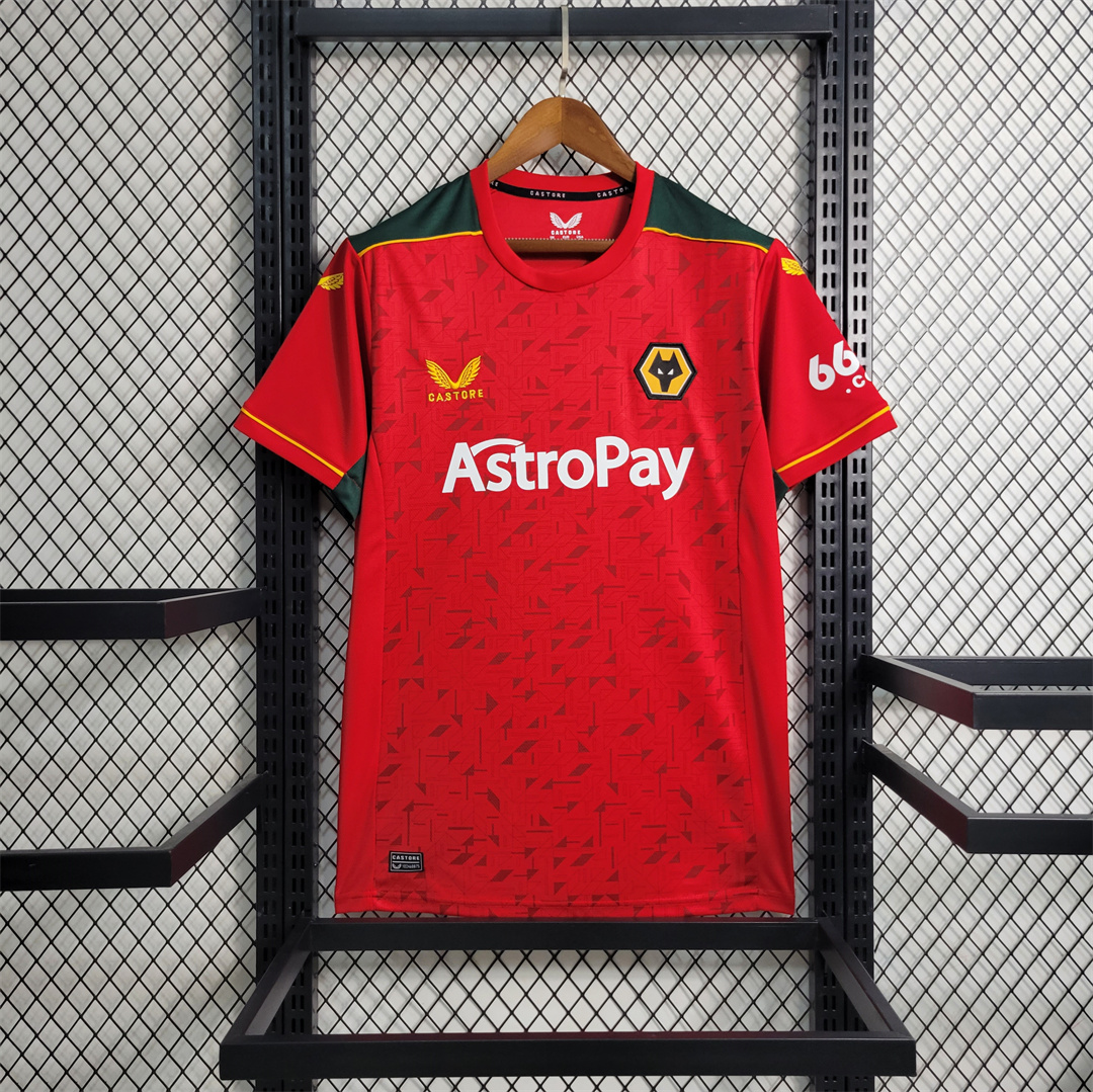 Wolverhampton Wanderers Wolves 23-24 Away Jersey - Fans Version - UnitedFutballJersey