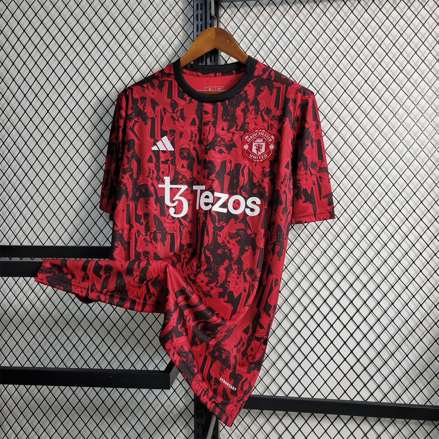 Manchester United 23-24 Red Black Training Jersey - Fans Version - UnitedFutballJersey