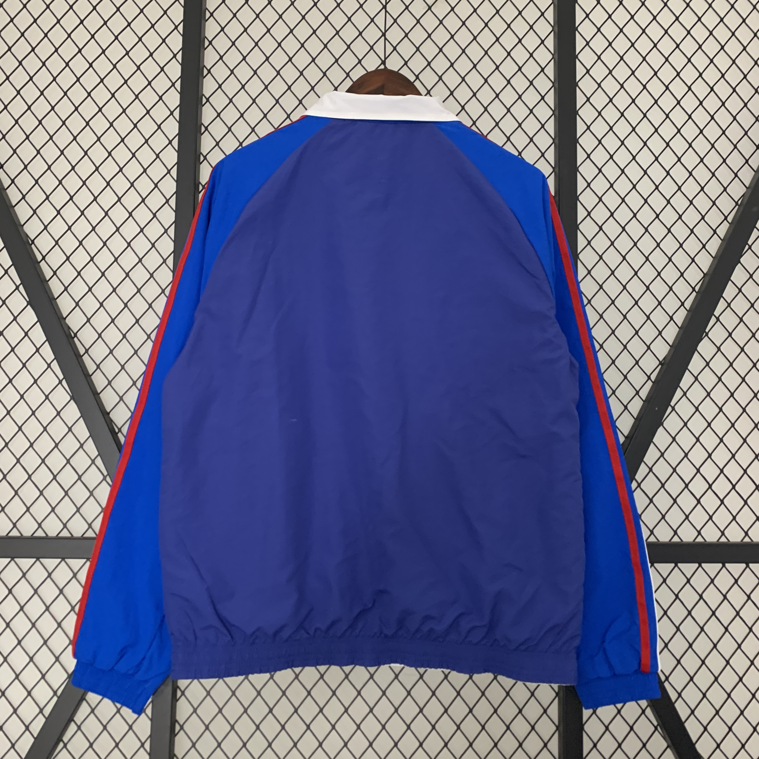 Italy 23-24 Double Sided Windbreaker - Blue & White - UnitedFutballJersey