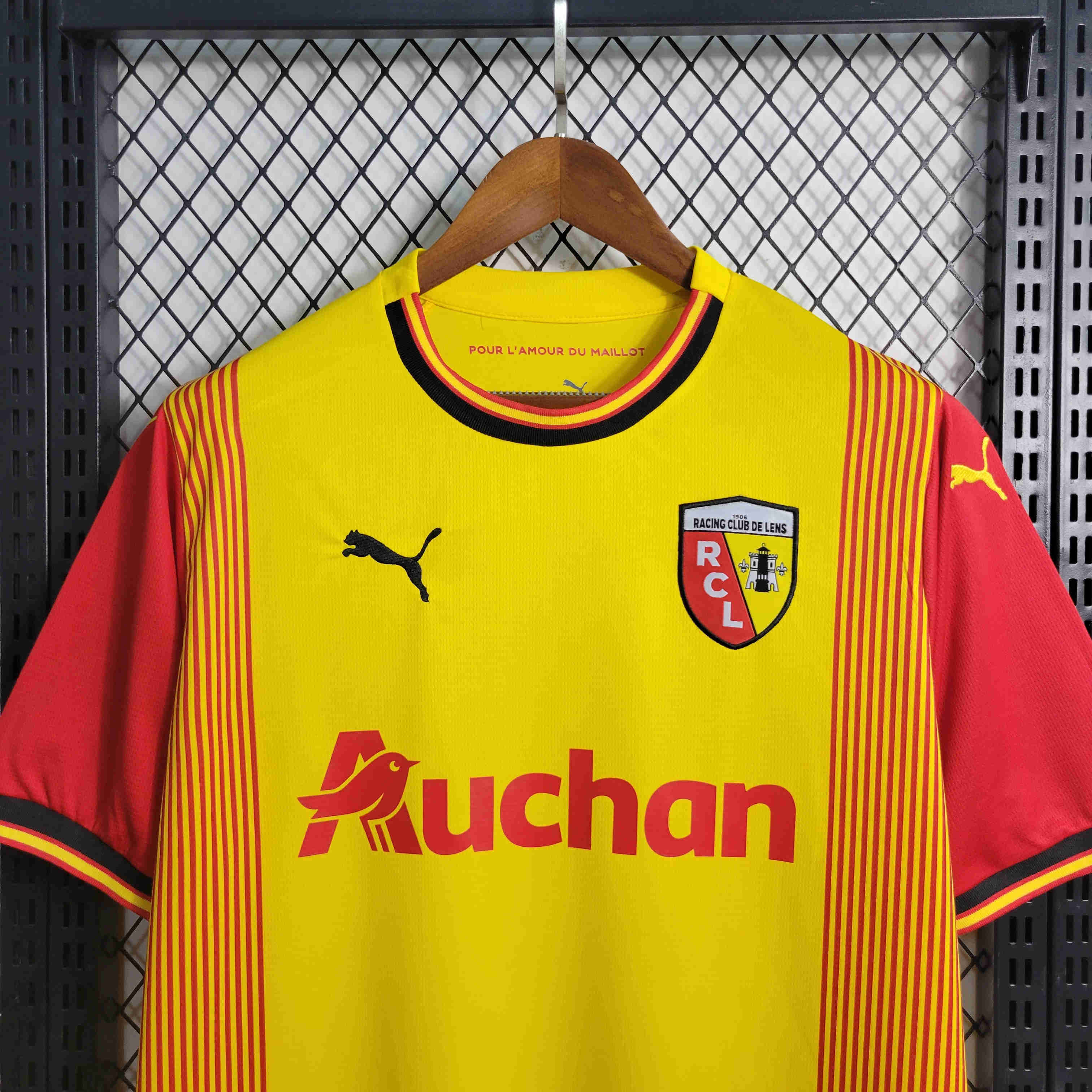 Lens 23-24 Home Stadium Jersey - Fans Version - UnitedFutballJersey