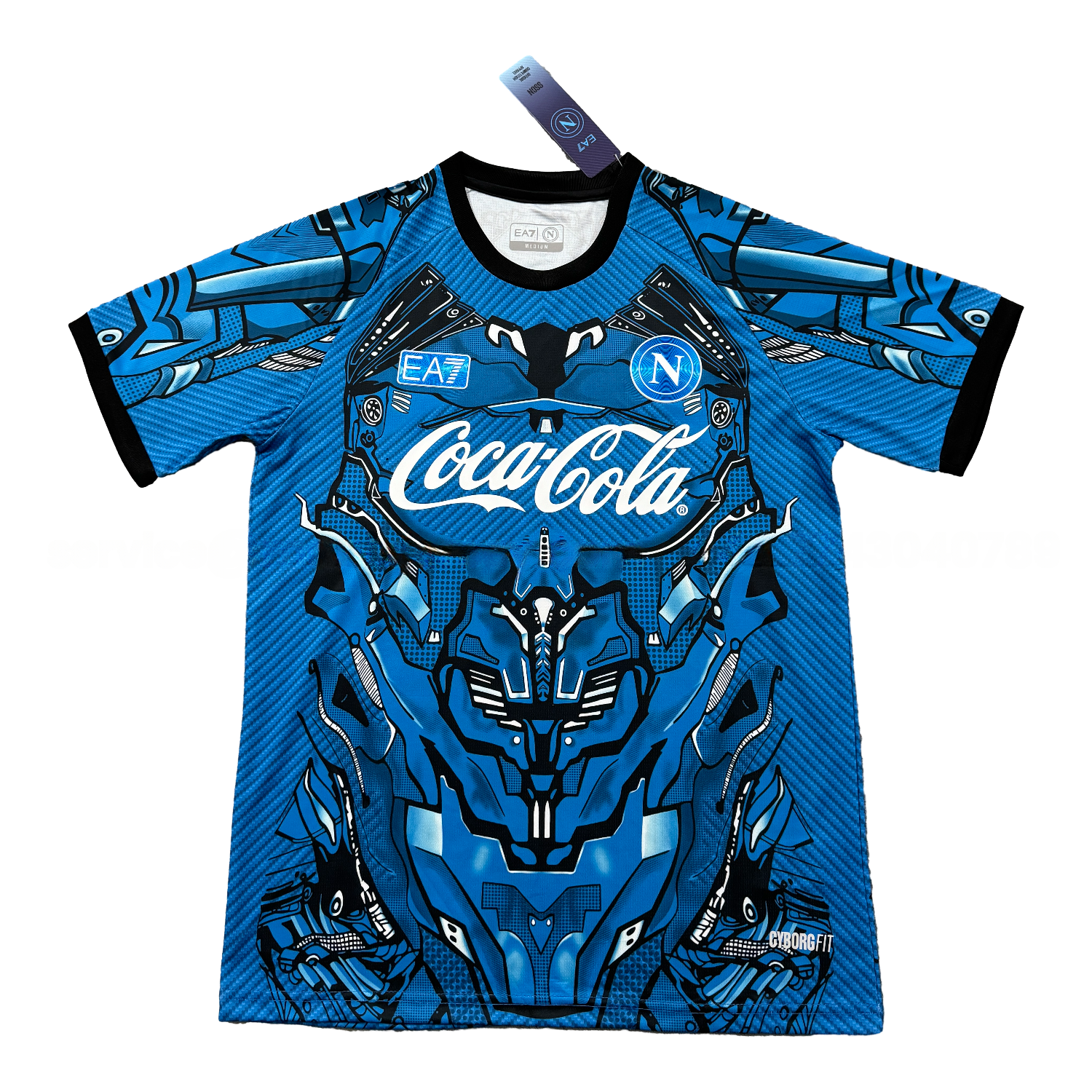 Napoli 25-26 Blue Mecha Training Jersey - Fans Version - UnitedFutballJersey