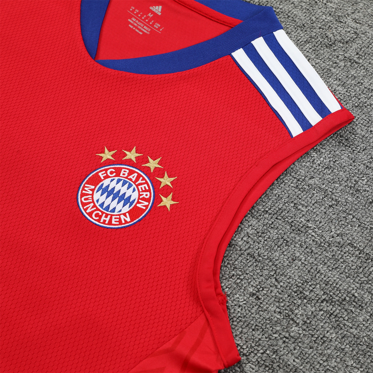 Bayern Munich 23-24 Red BlueTraining Vest Suit - UnitedFutballJersey