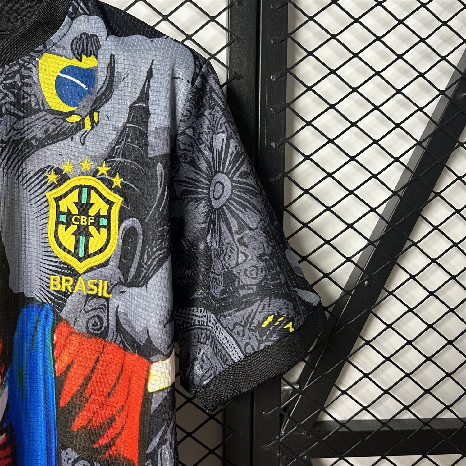 Brazil 25-26 Colorful Jesus Statue Special Jersey - Fans Version - UnitedFutballJersey