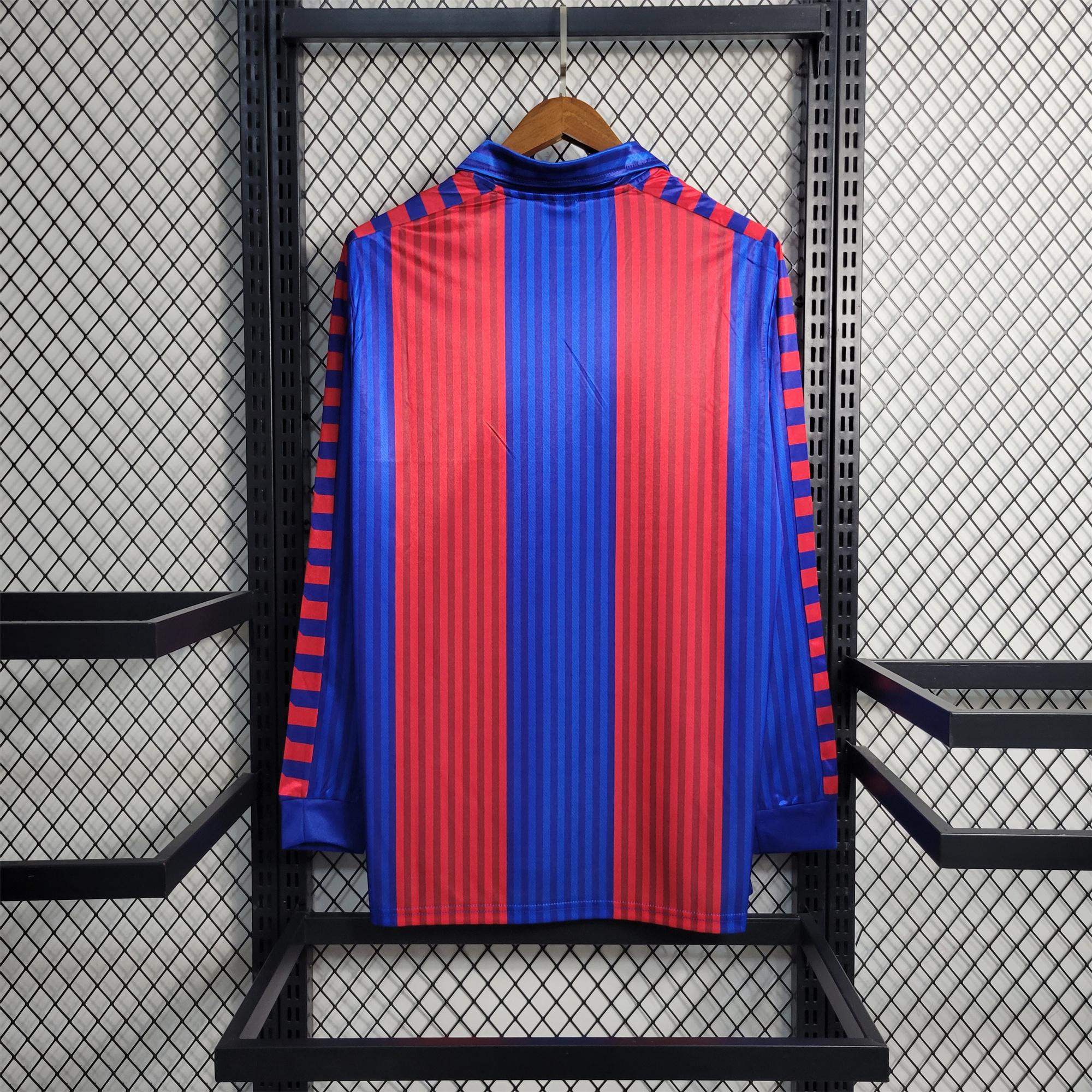 Retro Barcelona 90-92 Home Stadium Long Sleeve Jersey - UnitedFutballJersey