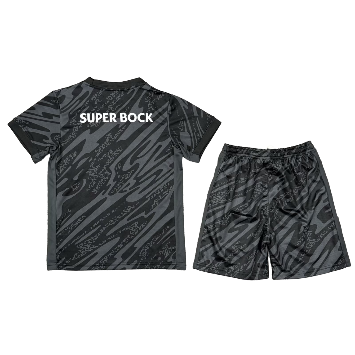 Sporting CP 25-26 Goalkeeper Black Kids Kit - UnitedFutballJersey