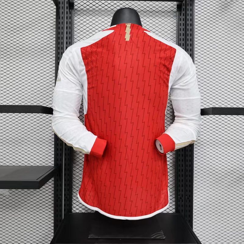 Arsenal 23-24 Home Long Sleeve Jersey - Player Version - UnitedFutballJersey