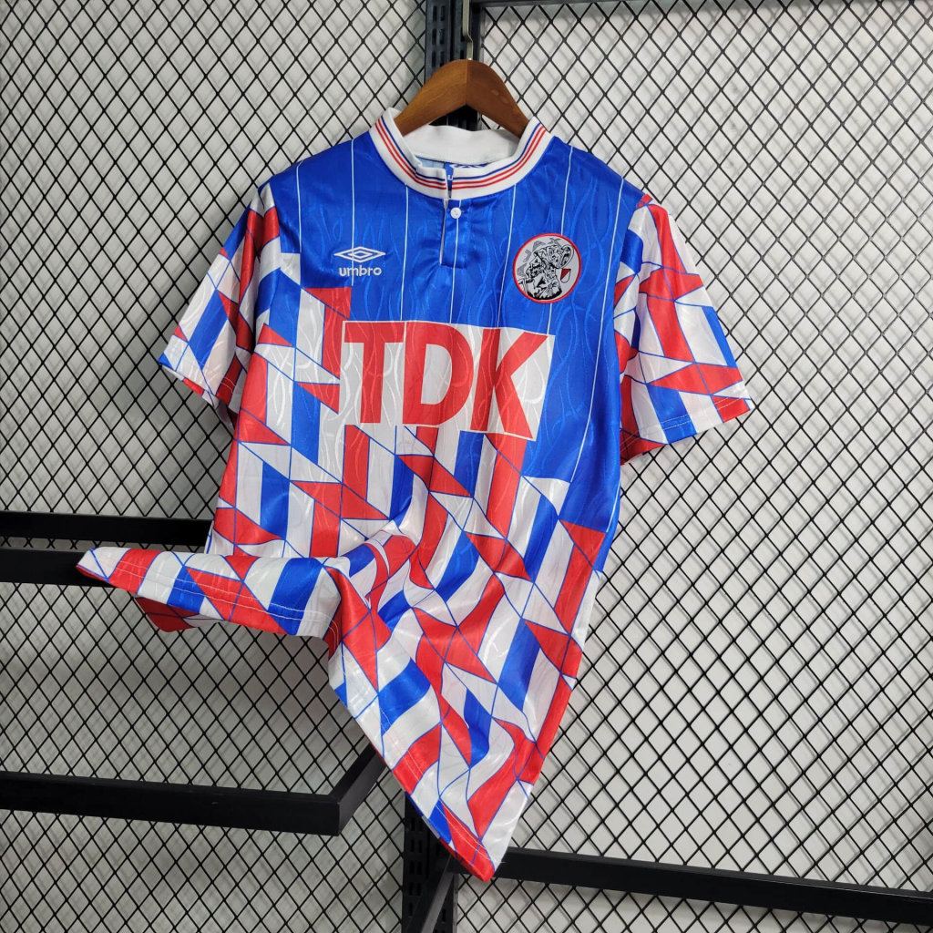 Retro Ajax 1990 Away Stadium Jersey - UnitedFutballJersey