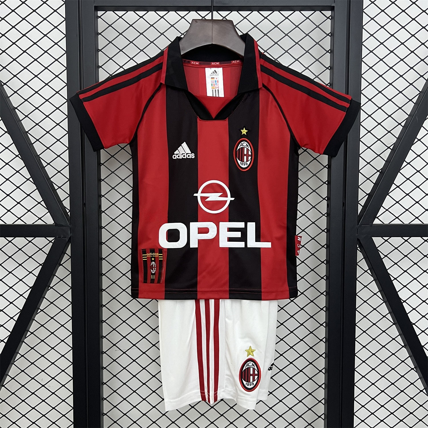 Retro AC Milan 1998-99 Home Kids Kit - UnitedFutballJersey