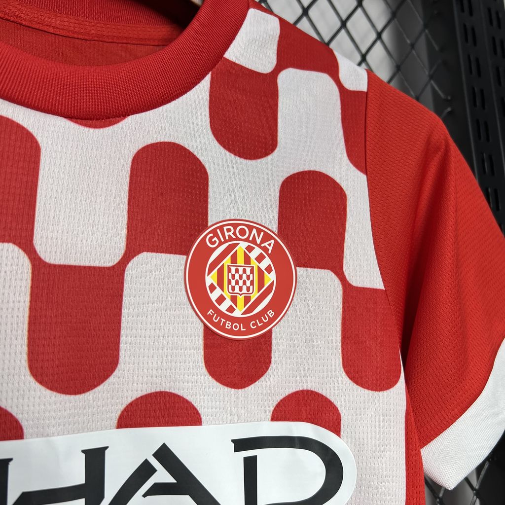 Girona 24-25 Home Stadium Kids Kit - UnitedFutballJersey