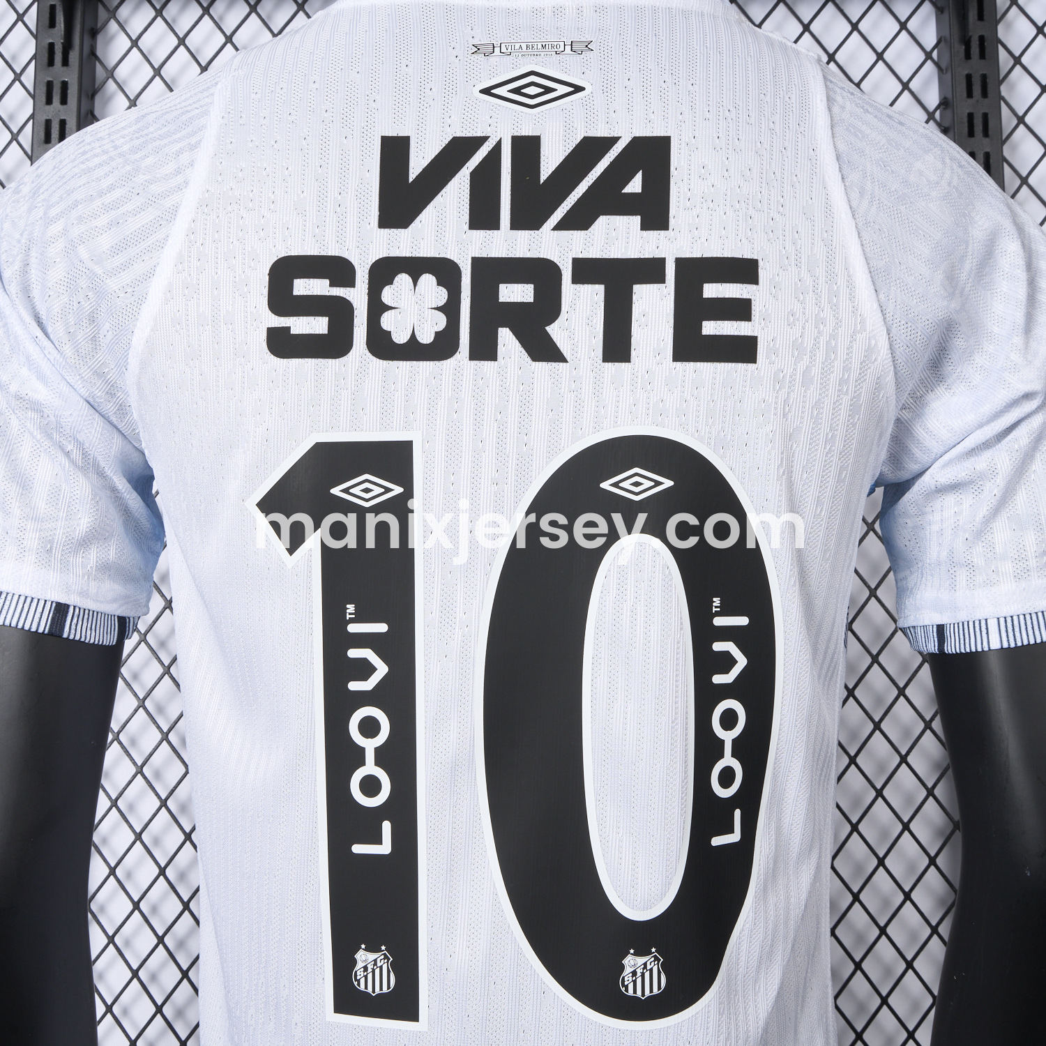 Santos 25-26 Home Jersey With Sponsors - Player Version - UnitedFutballJersey