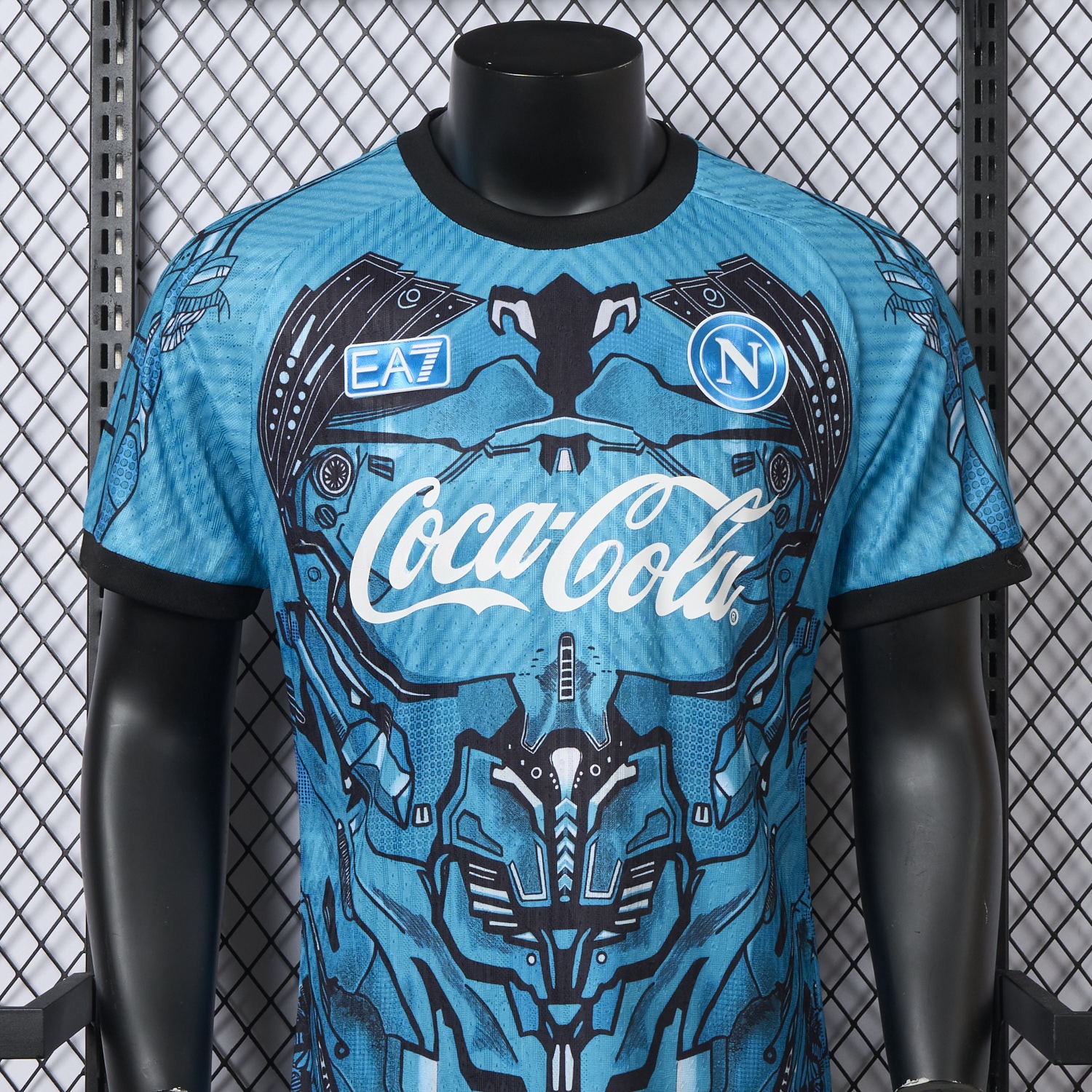 Napoli 25-26 Blue Mecha Training Jersey - Player Version - UnitedFutballJersey