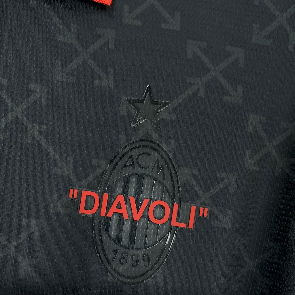 AC Milan 24-25 Black Green “Diavoli” Special Edition Jersey - Fans Version - UnitedFutballJersey